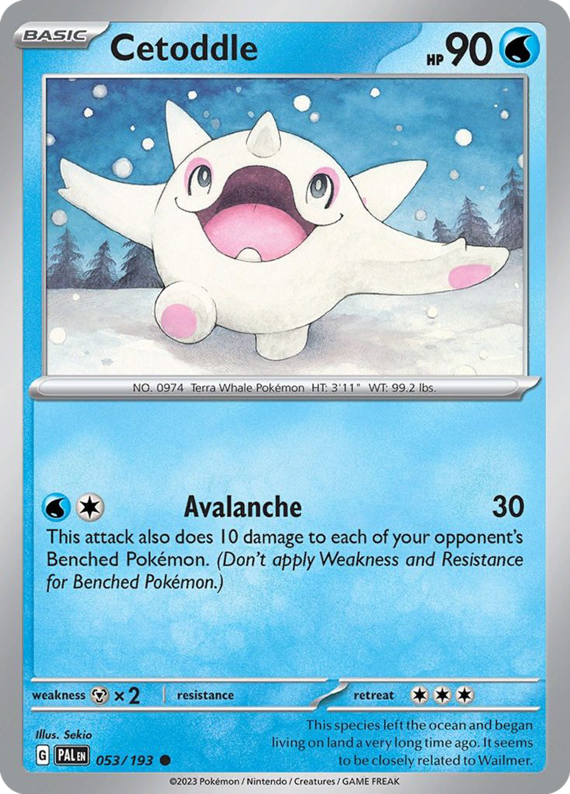 Cetoddle — SV02: Paldea Evolved — Pokémon