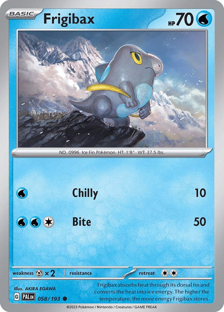 Frigibax — SV02: Paldea Evolved — Pokemon