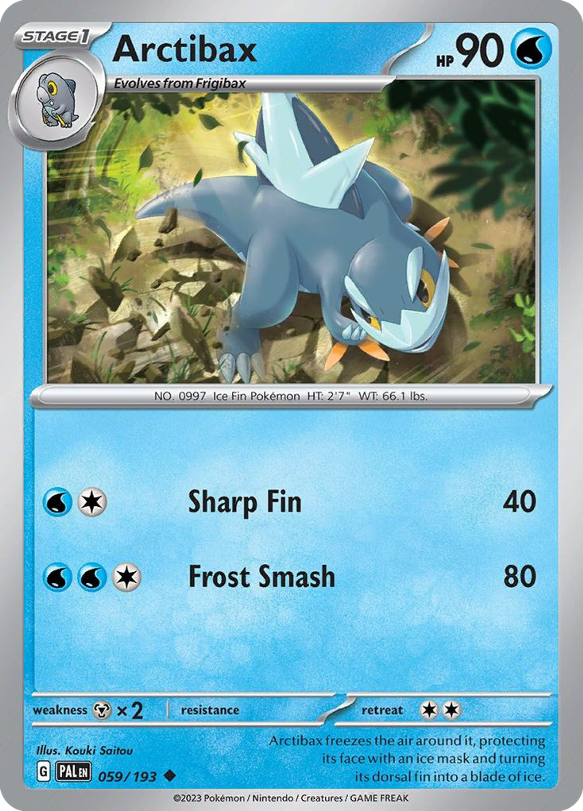 Arctibax — SV02: Paldea Evolved — Pokémon
