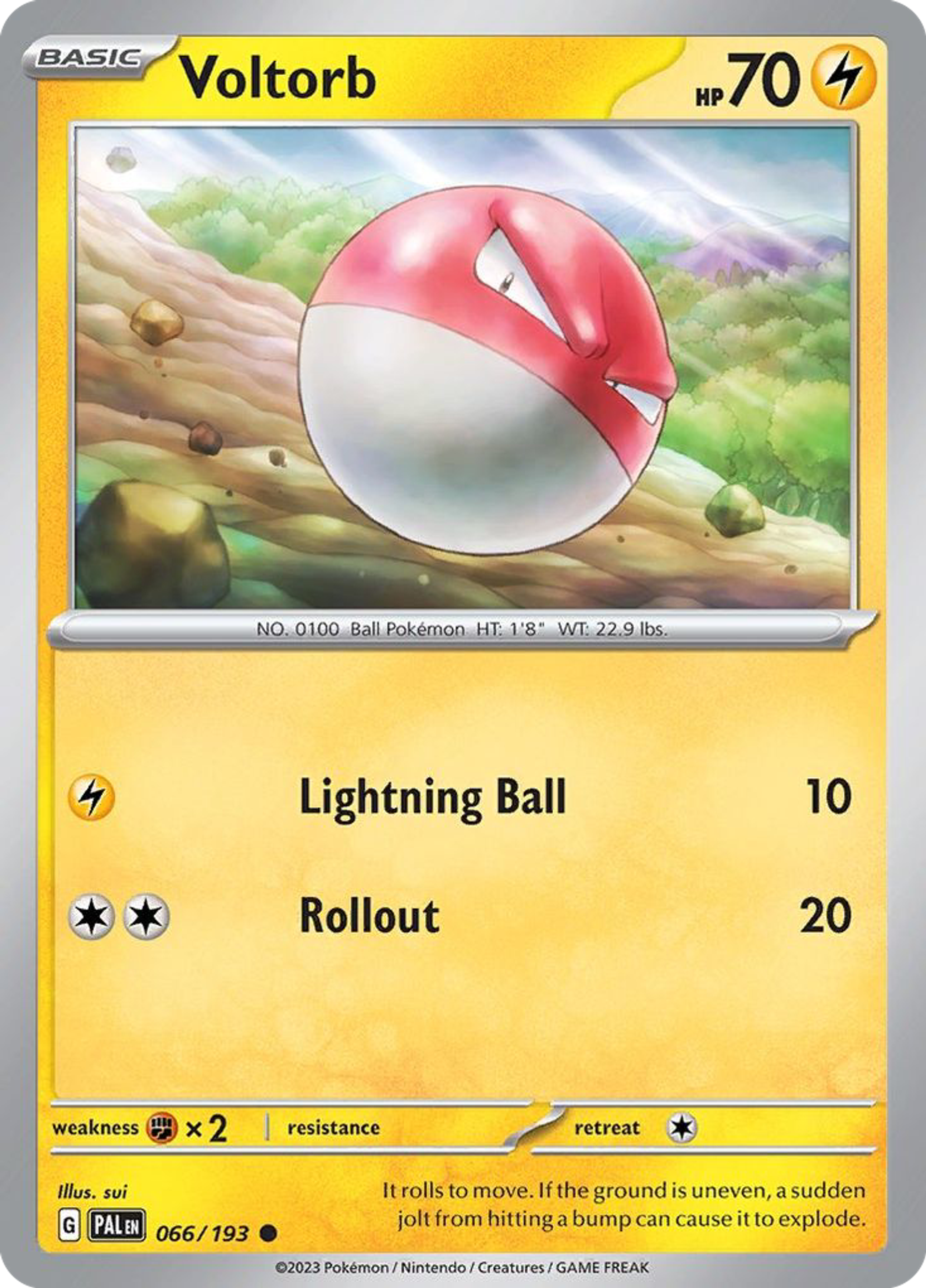 Voltorb — SV02: Paldea Evolved — Pokémon