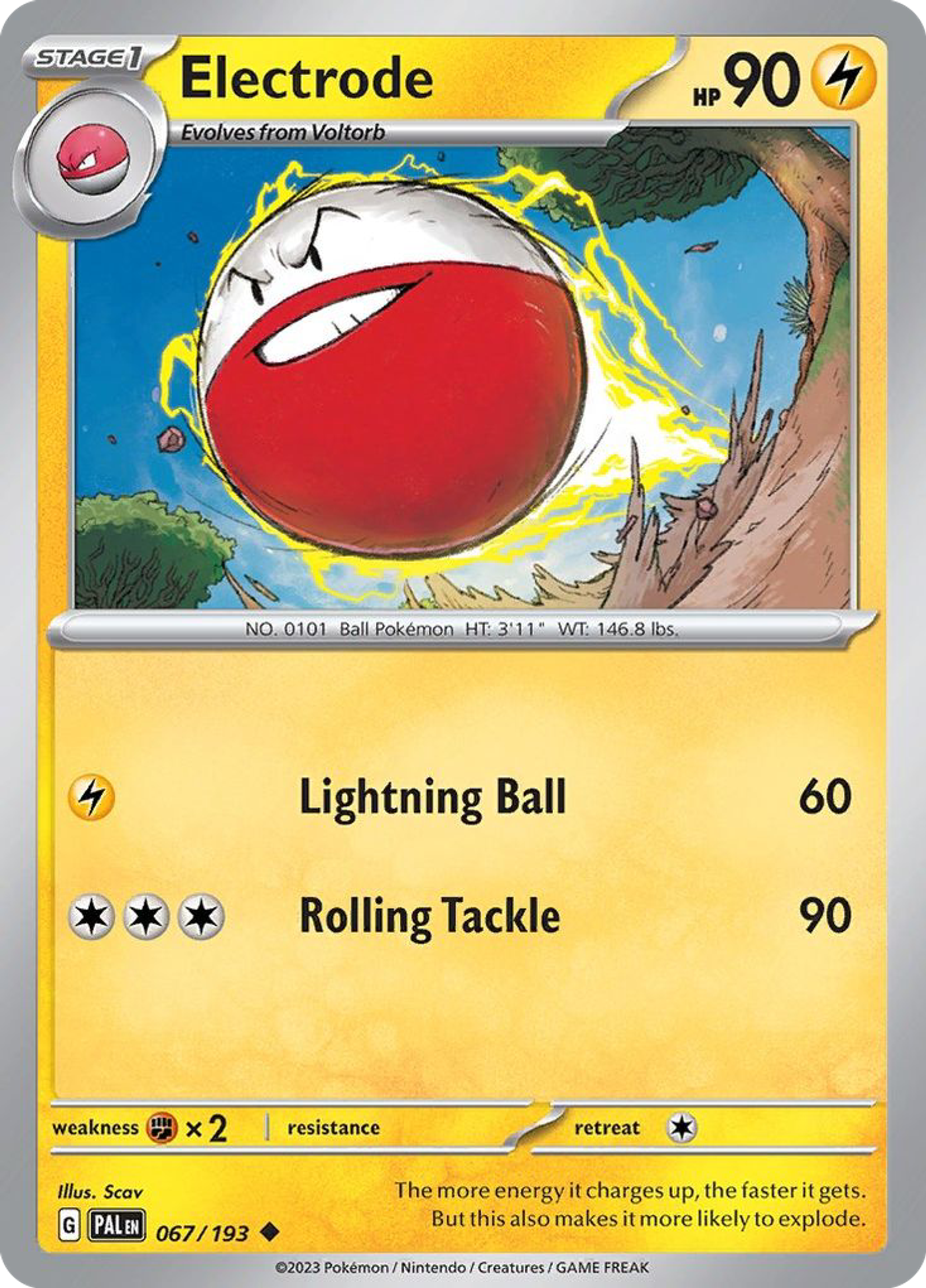 Électrode — SV02: Paldea Evolved — Pokemon