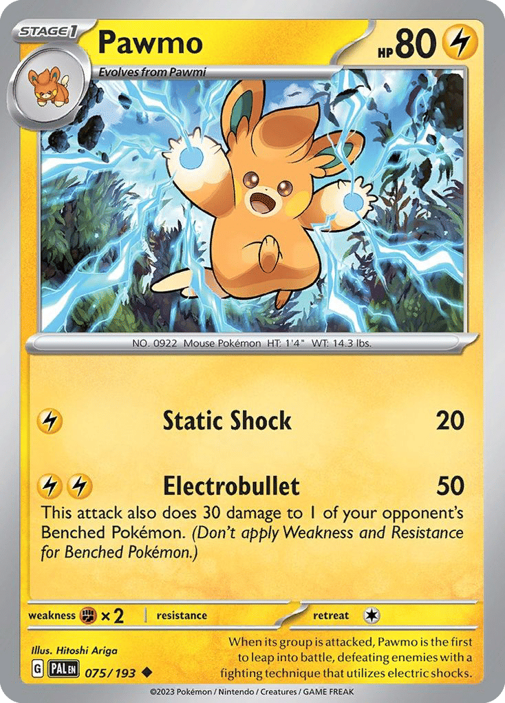 Pawmo — SV02: Paldea Evolved — Pokemon