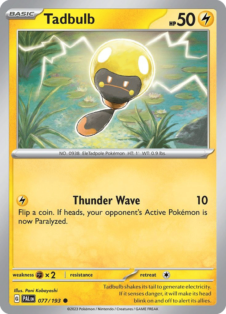 Tadbulb — SV02: Paldea Evolved — Pokemon