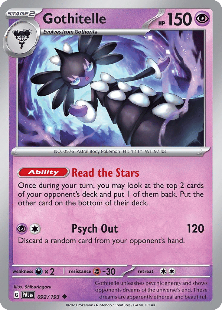 Gothitelle — SV02: Paldea Evolved — Pokemon