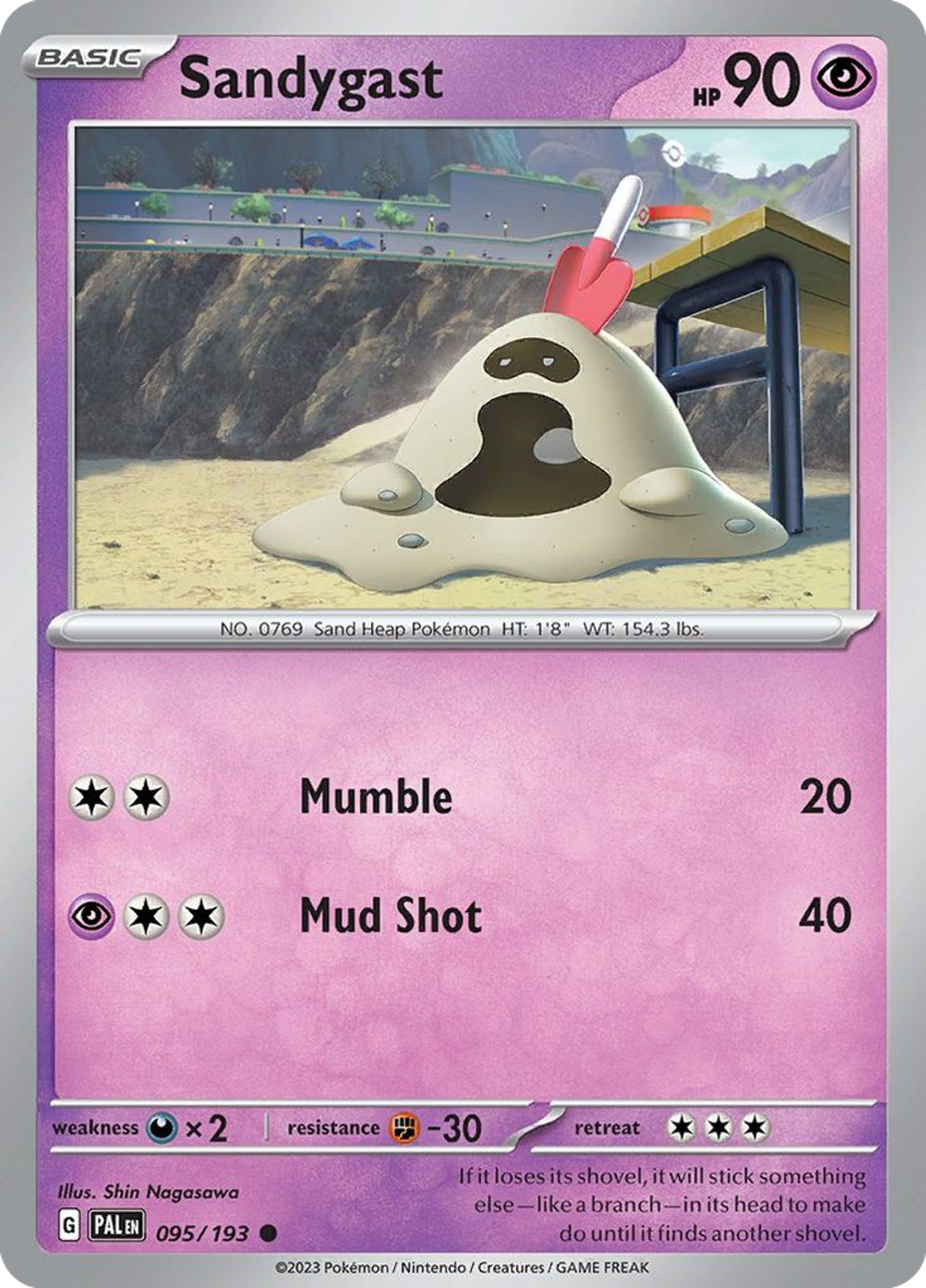 Sandygast — SV02: Paldea Evolved — Pokémon