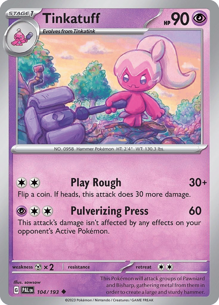 Tinkatuff — SV02: Paldea Evolved — Pokemon