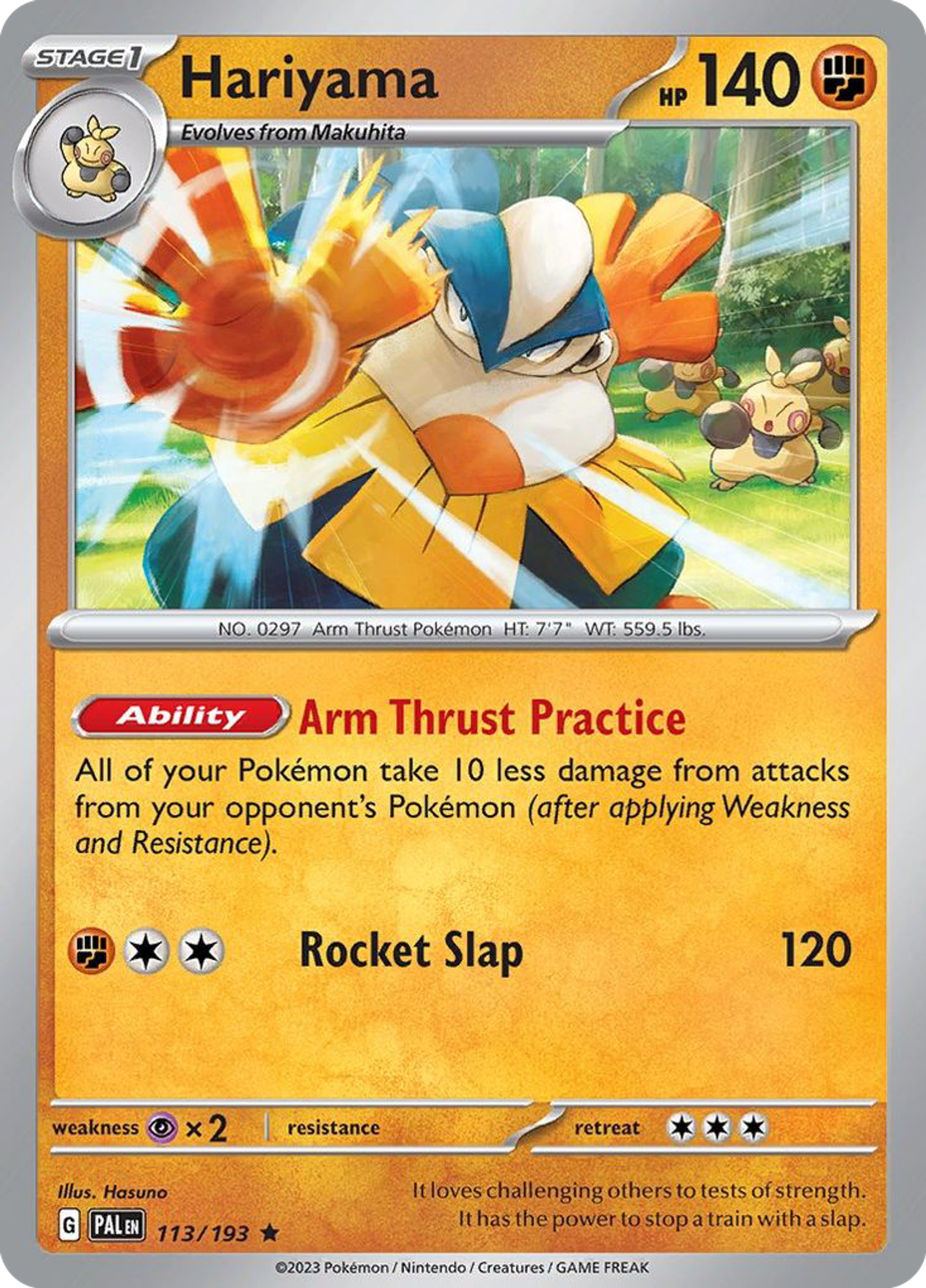 Hariyama — SV02: Paldea Evolved — Pokemon