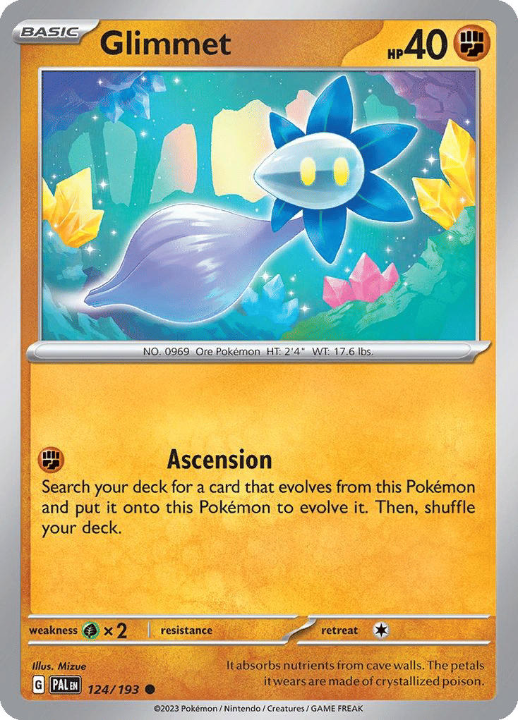 Glimmet — SV02: Paldea Evolved — Pokemon
