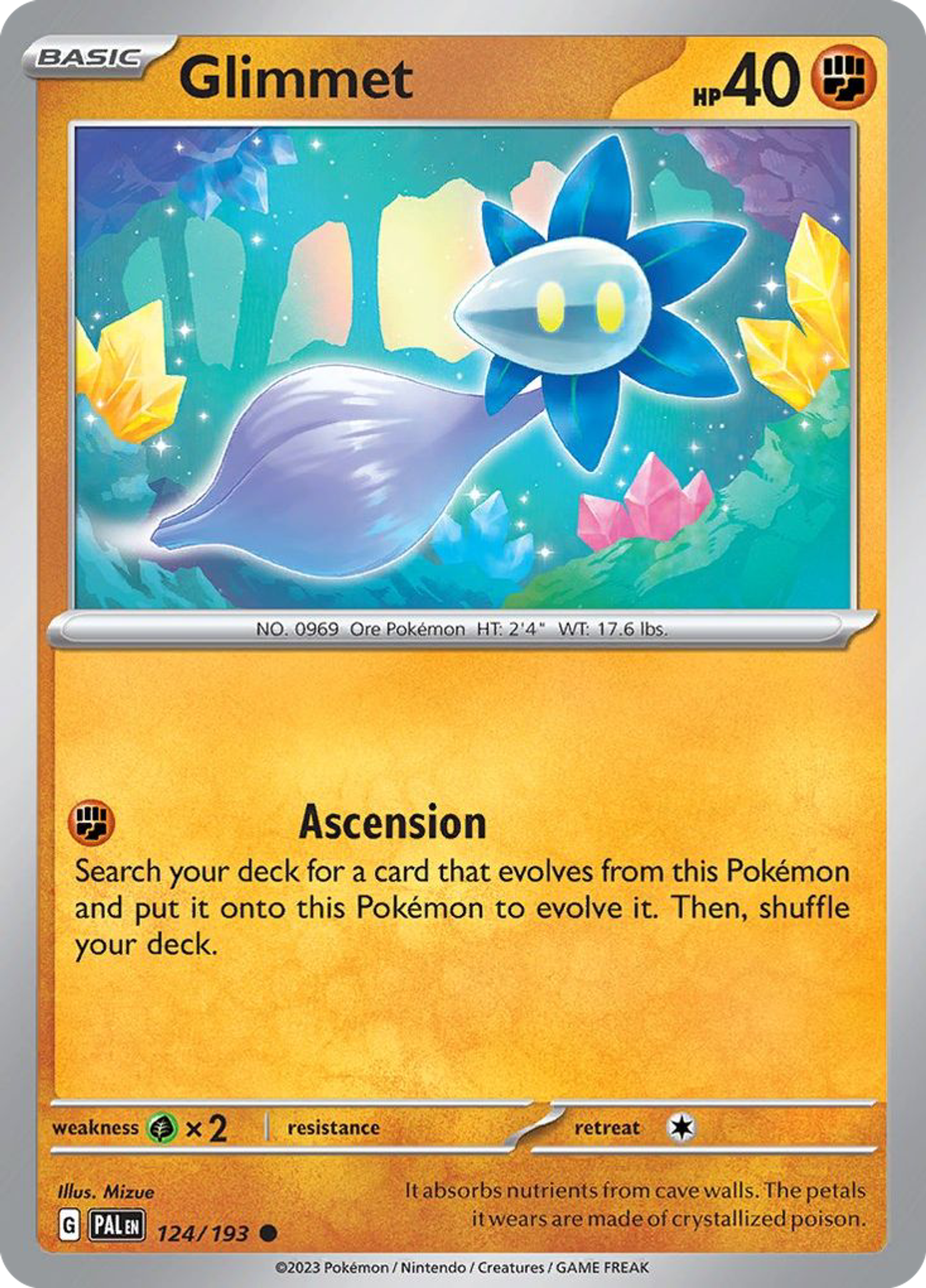 Glimmet — SV02: Paldea Evolved — Pokémon