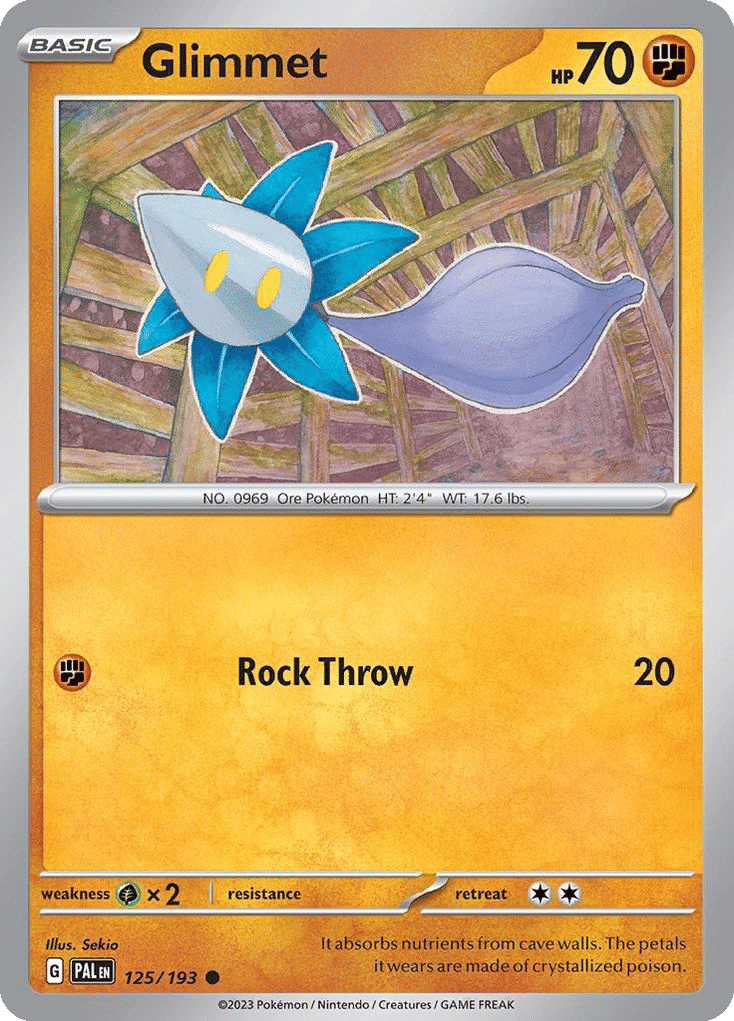 Glimmet — SV02: Paldea Evolved — Pokemon