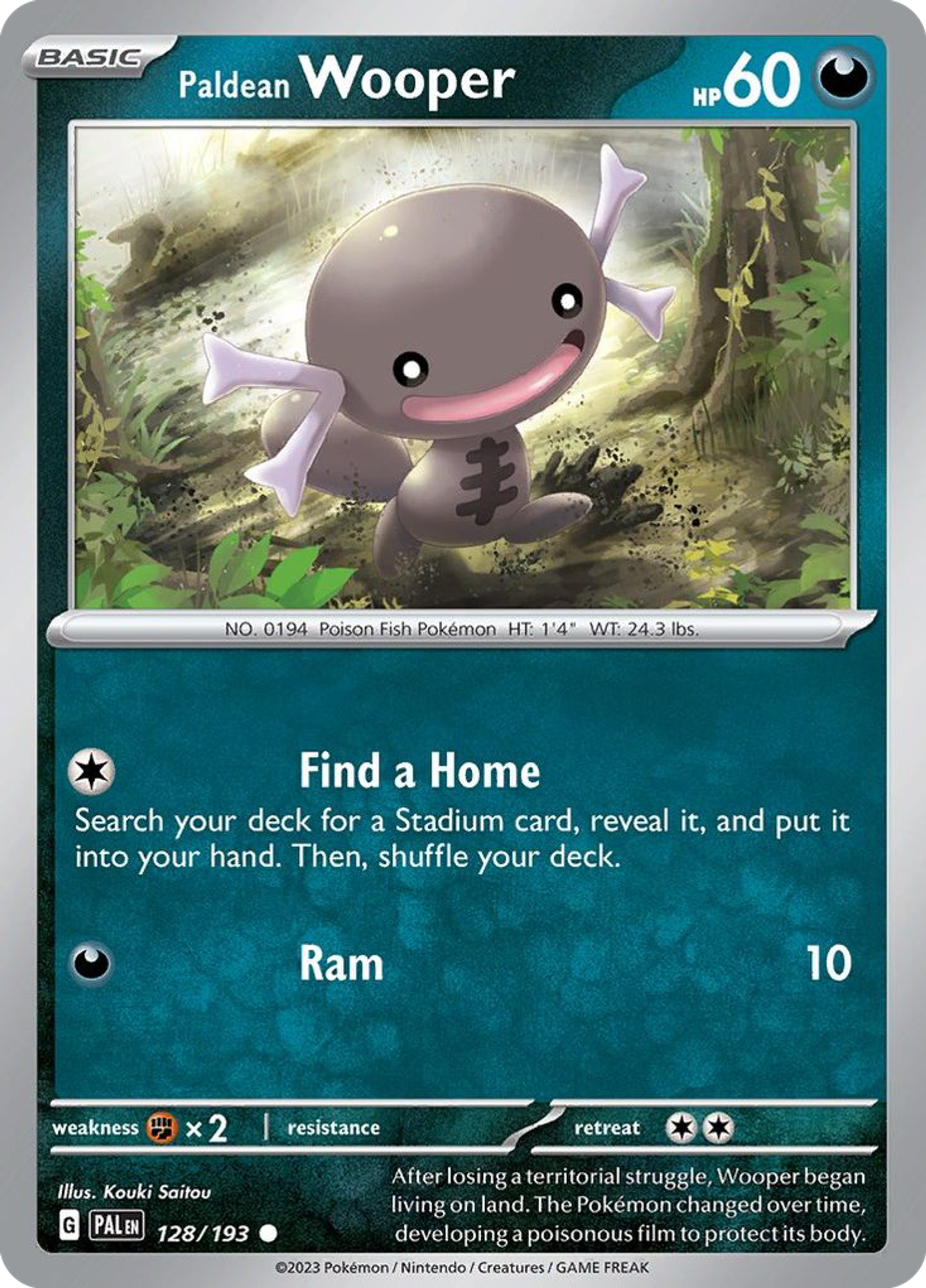Paldean Wooper — SV02: Paldea Evolved — Pokémon