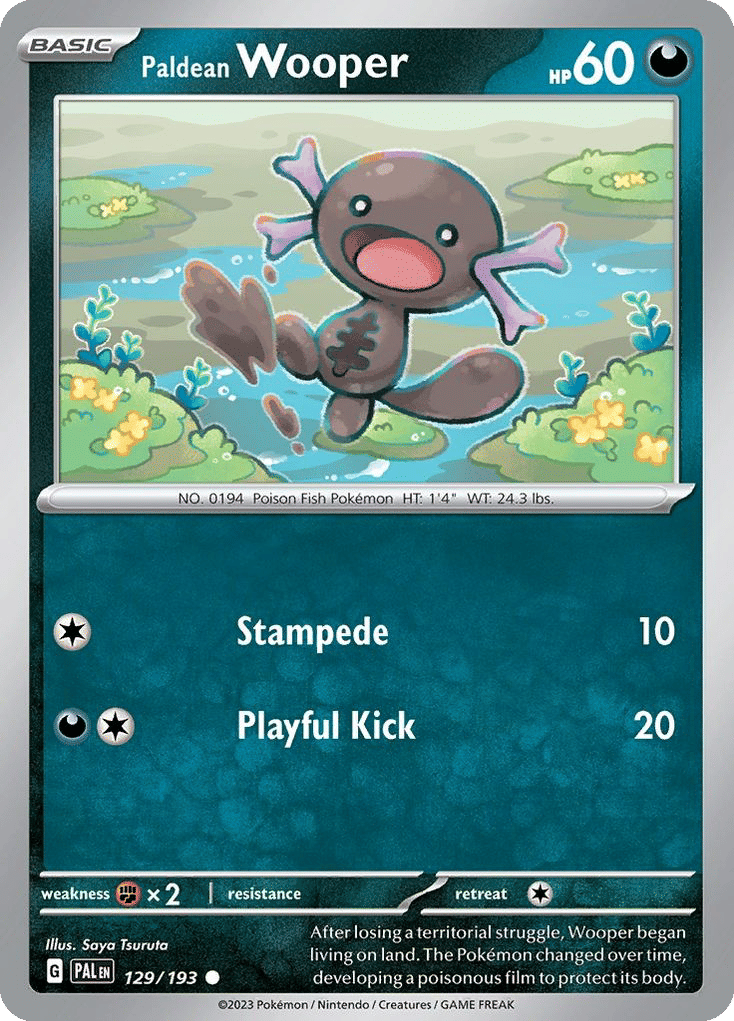 Paldean Wooper — SV02: Paldea Evolved — Pokemon