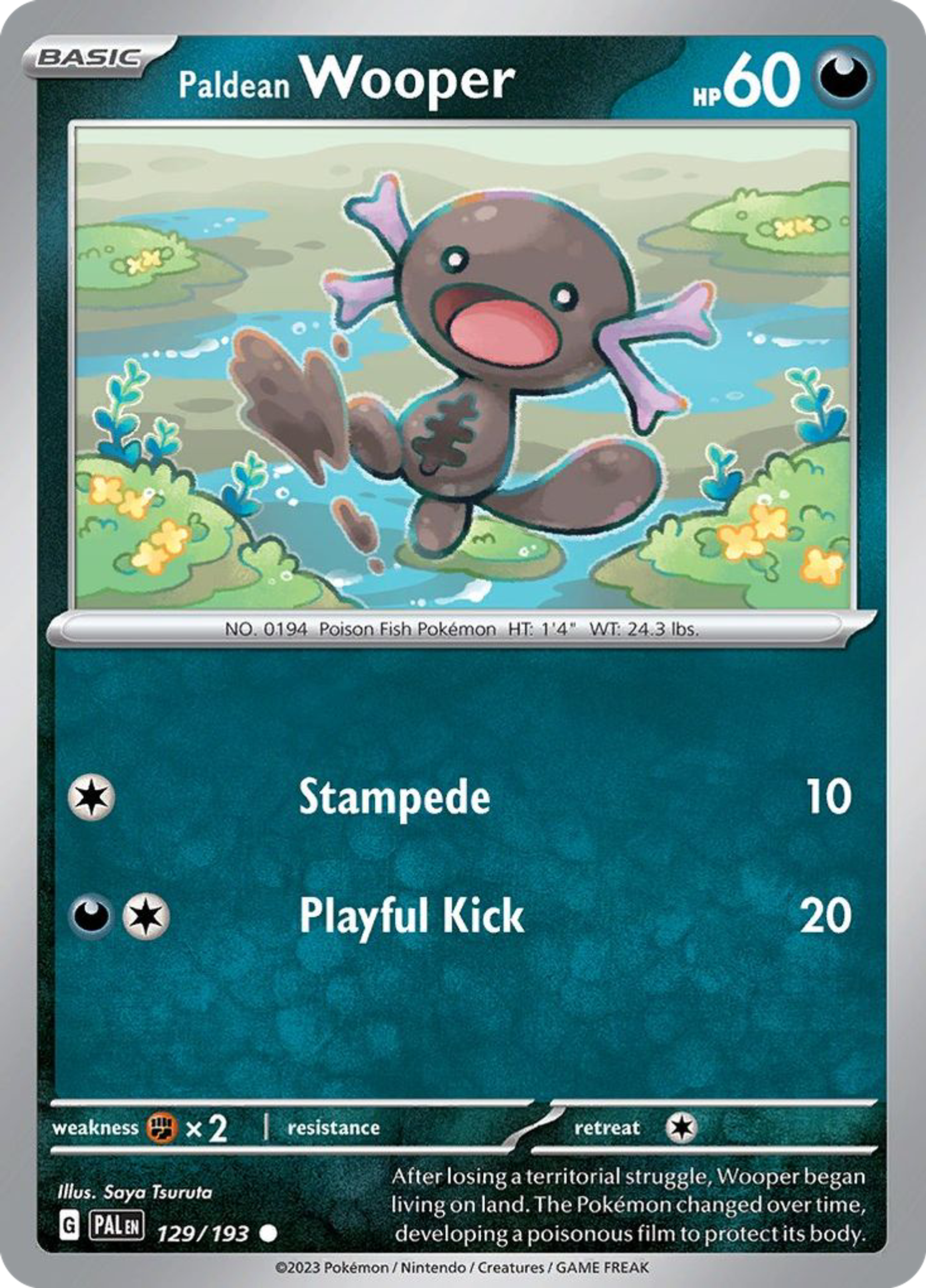 Paldean Wooper — SV02: Paldea Evolved — Pokémon