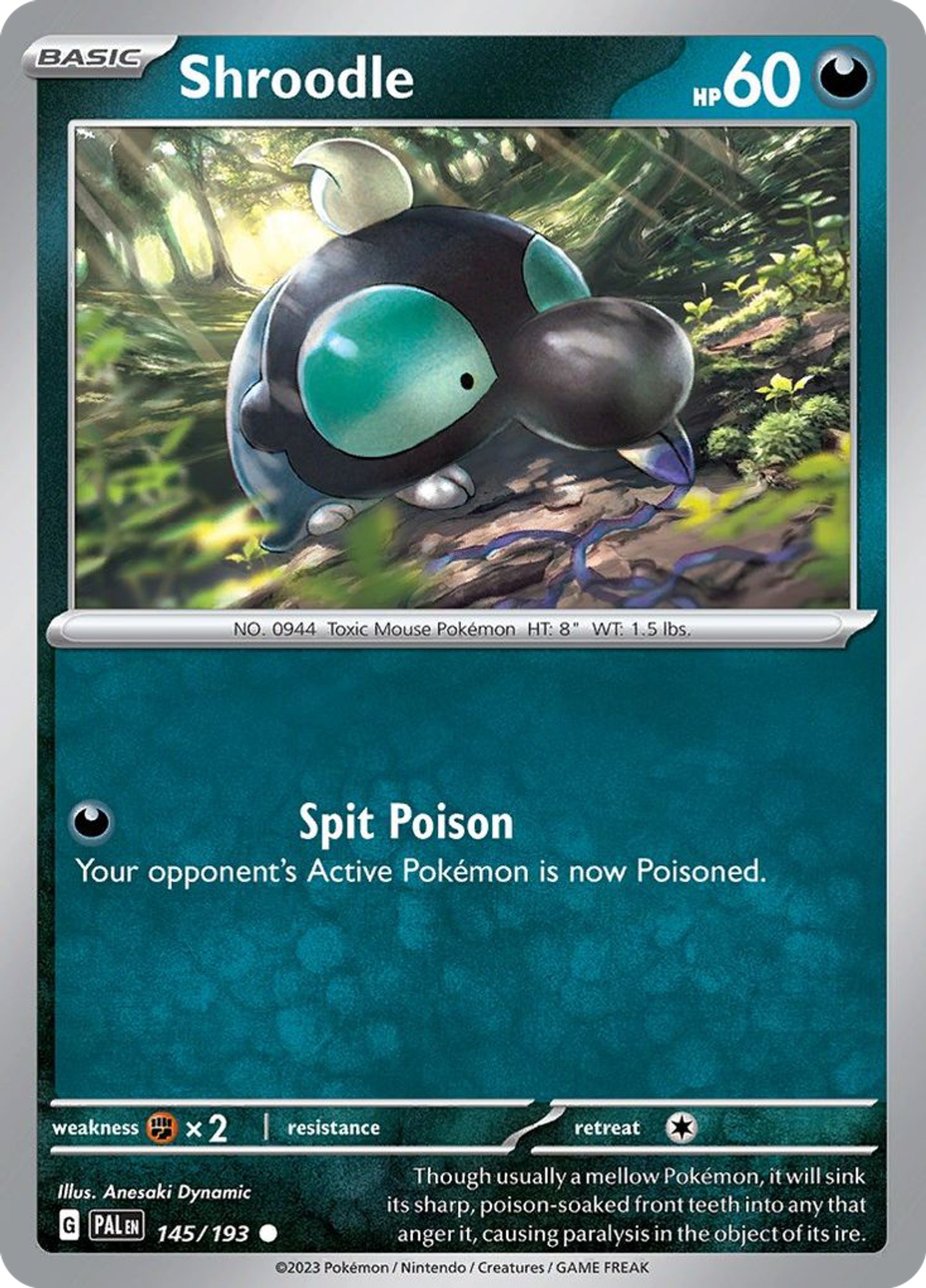 Shroodle — SV02: Paldea Evolved — Pokémon
