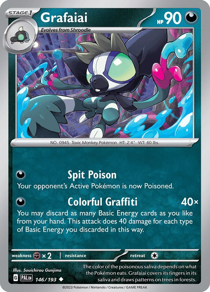 Grafaiai — SV02: Paldea Evolved — Pokemon