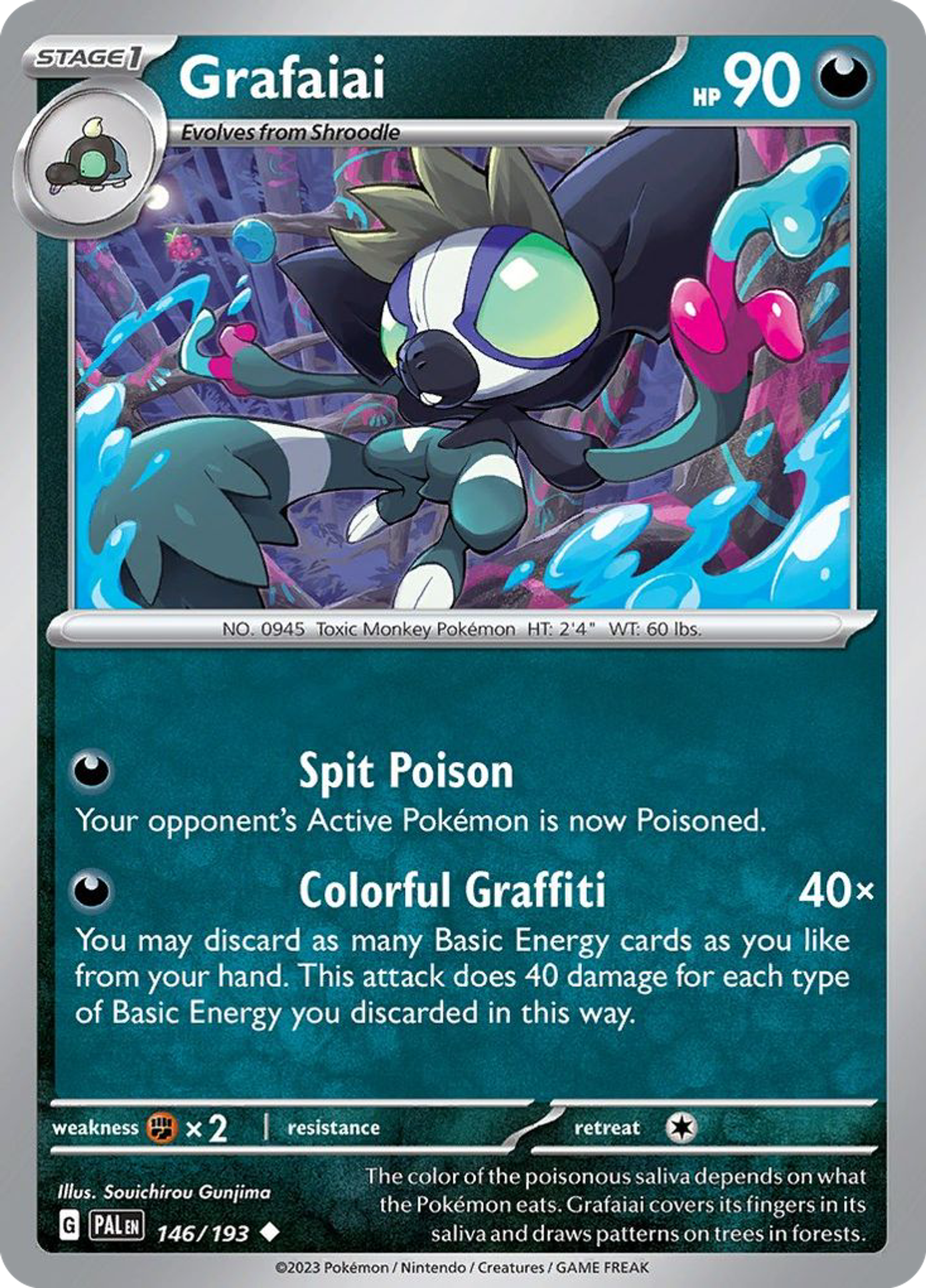 Grafaiai — SV02: Paldea Evolved — Pokémon