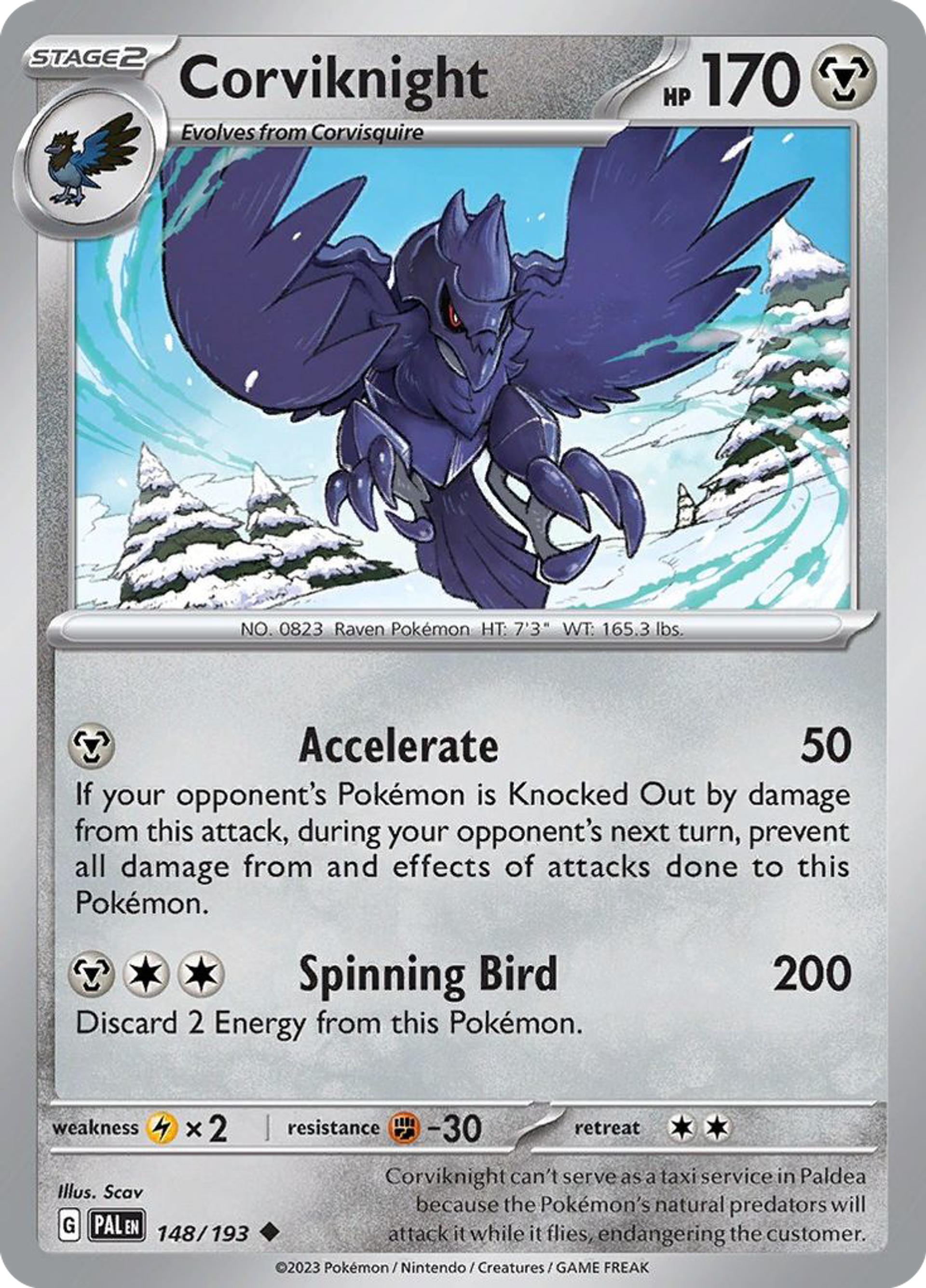 Corviknight — SV02: Paldea Evolved — Pokémon