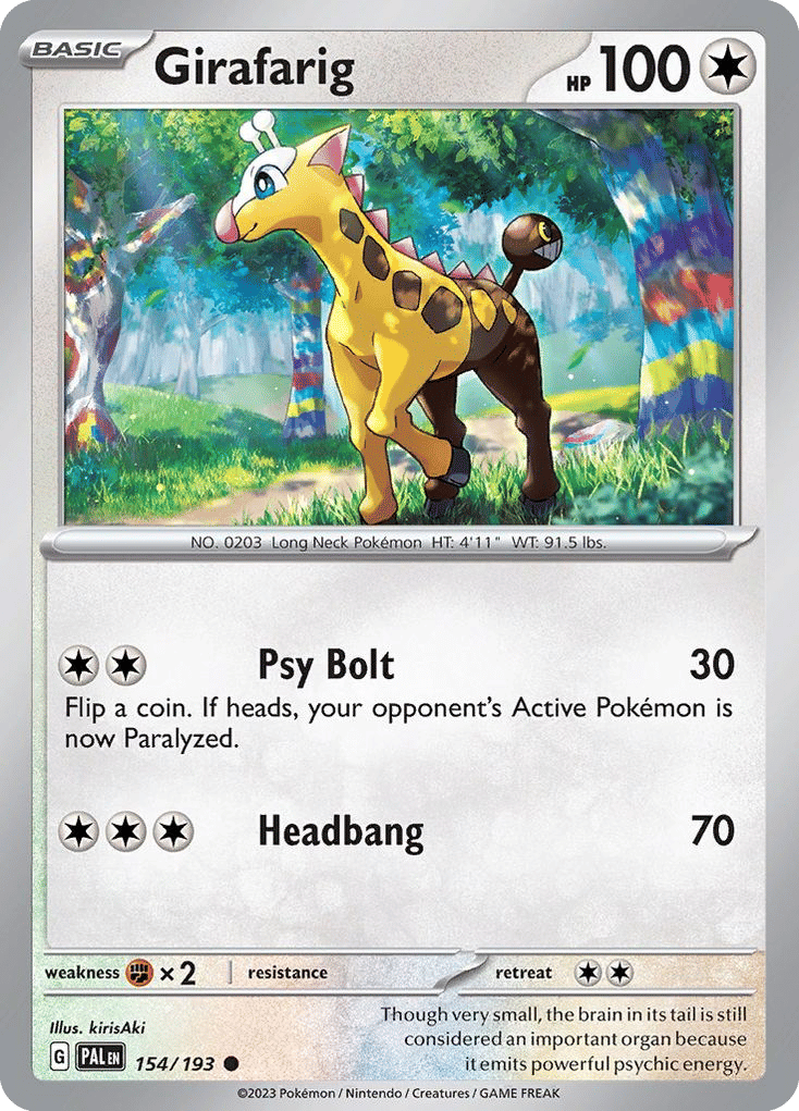 Girafarig — SV02: Paldea Evolved — Pokemon