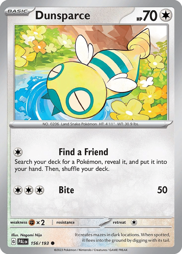 Dunsparce — SV02: Paldea Evolved — Pokémon