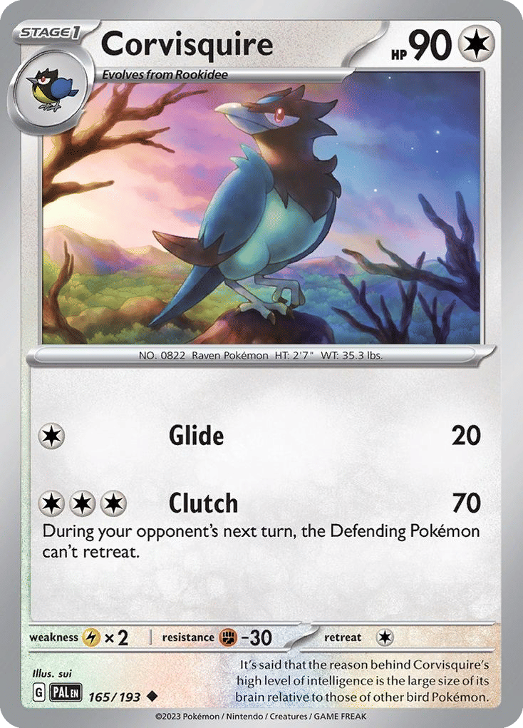 Corvisquire — SV02: Paldea Evolved — Pokemon