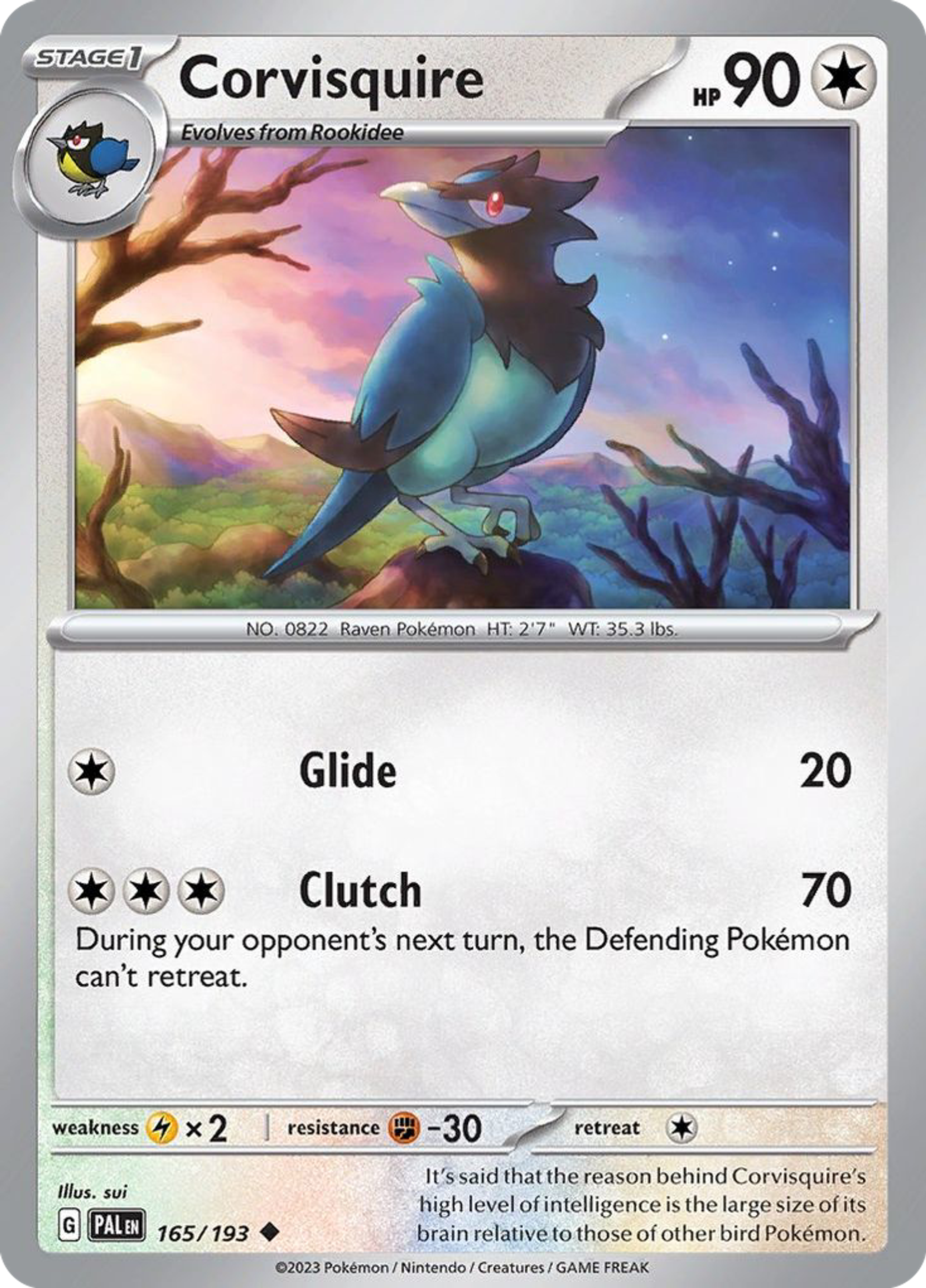 Corvisquire — SV02: Paldea Evolved — Pokémon