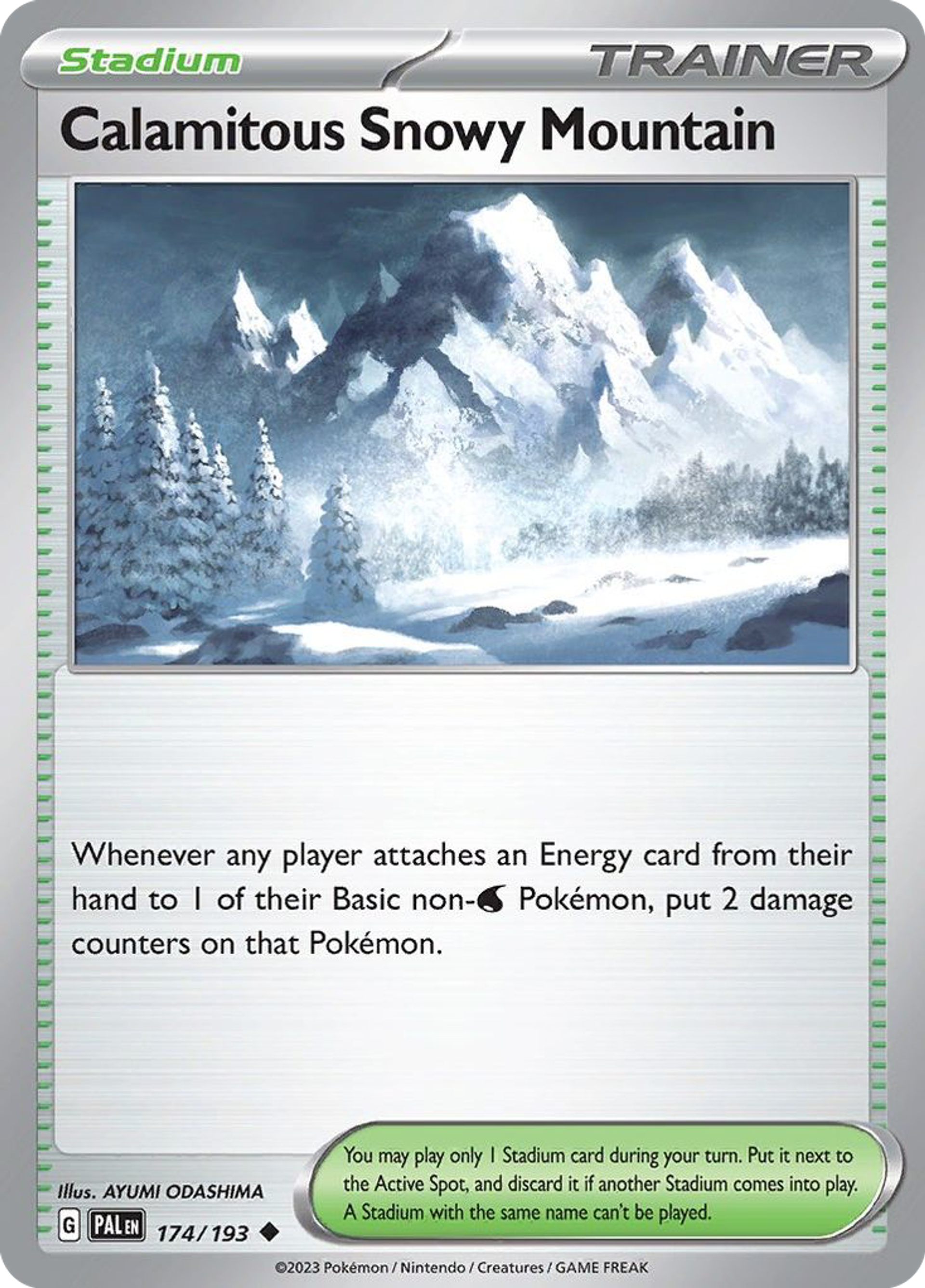 Calamitous Snowy Mountain — SV02: Paldea Evolved — Pokémon