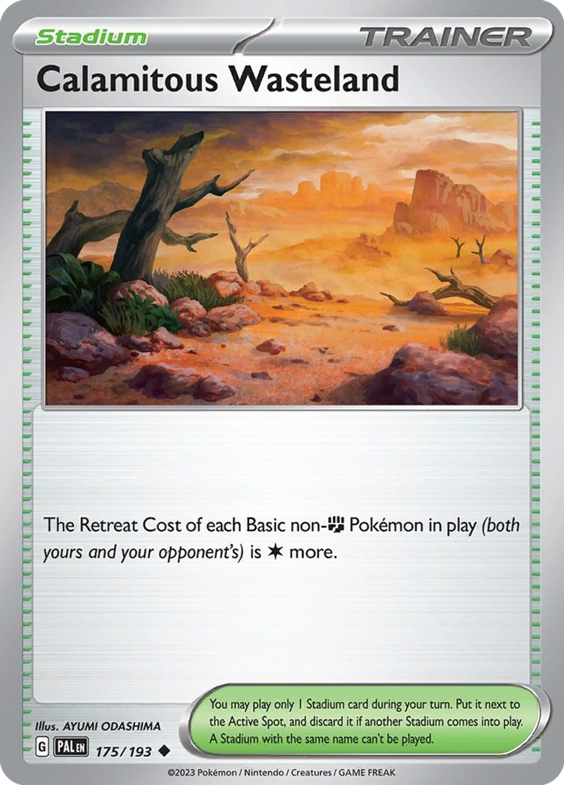 Calamitous Wasteland — SV02: Paldea Evolved — Pokémon