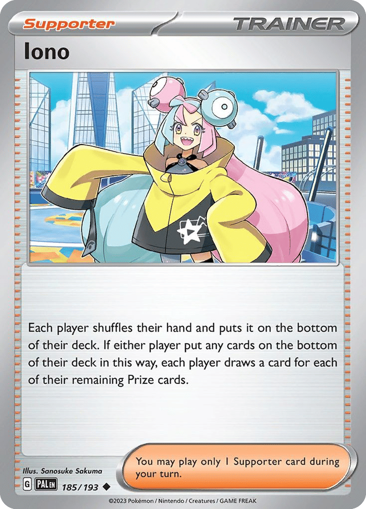 Iono — SV02: Paldea Evolved — Pokemon
