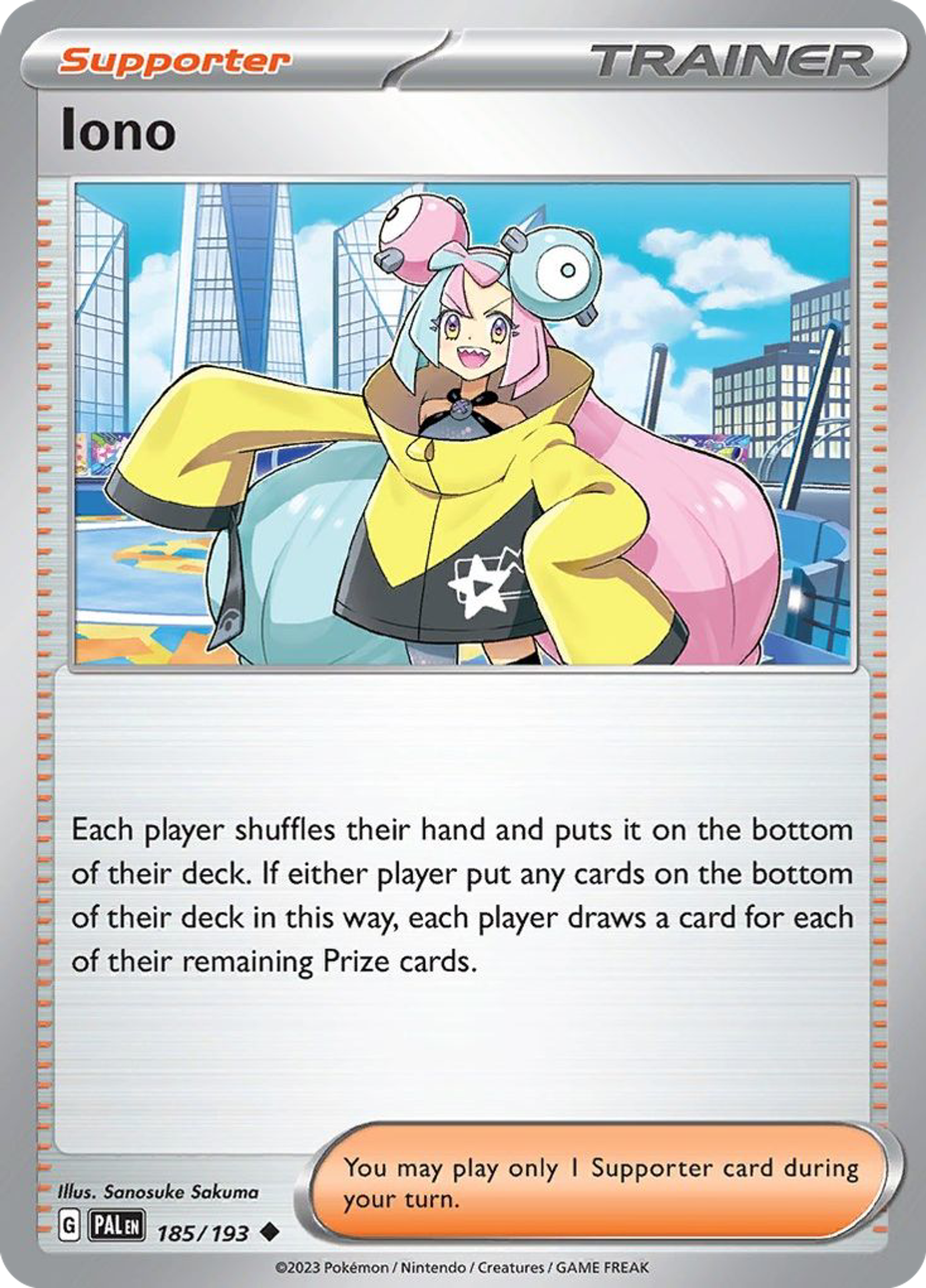 Iono — SV02: Paldea Evolved — Pokémon