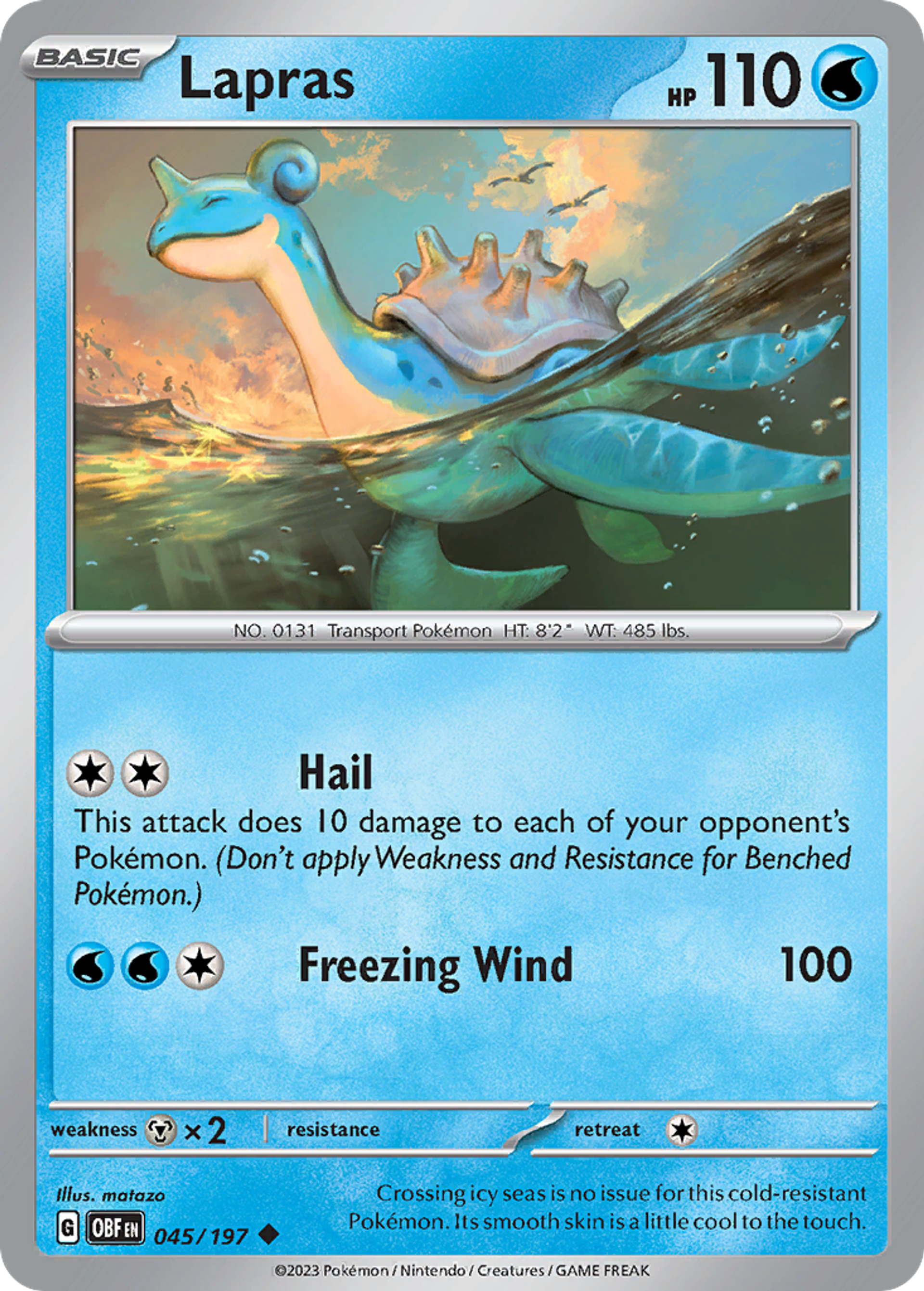 Lokhlass — SV03: Obsidian Flames — Pokémon