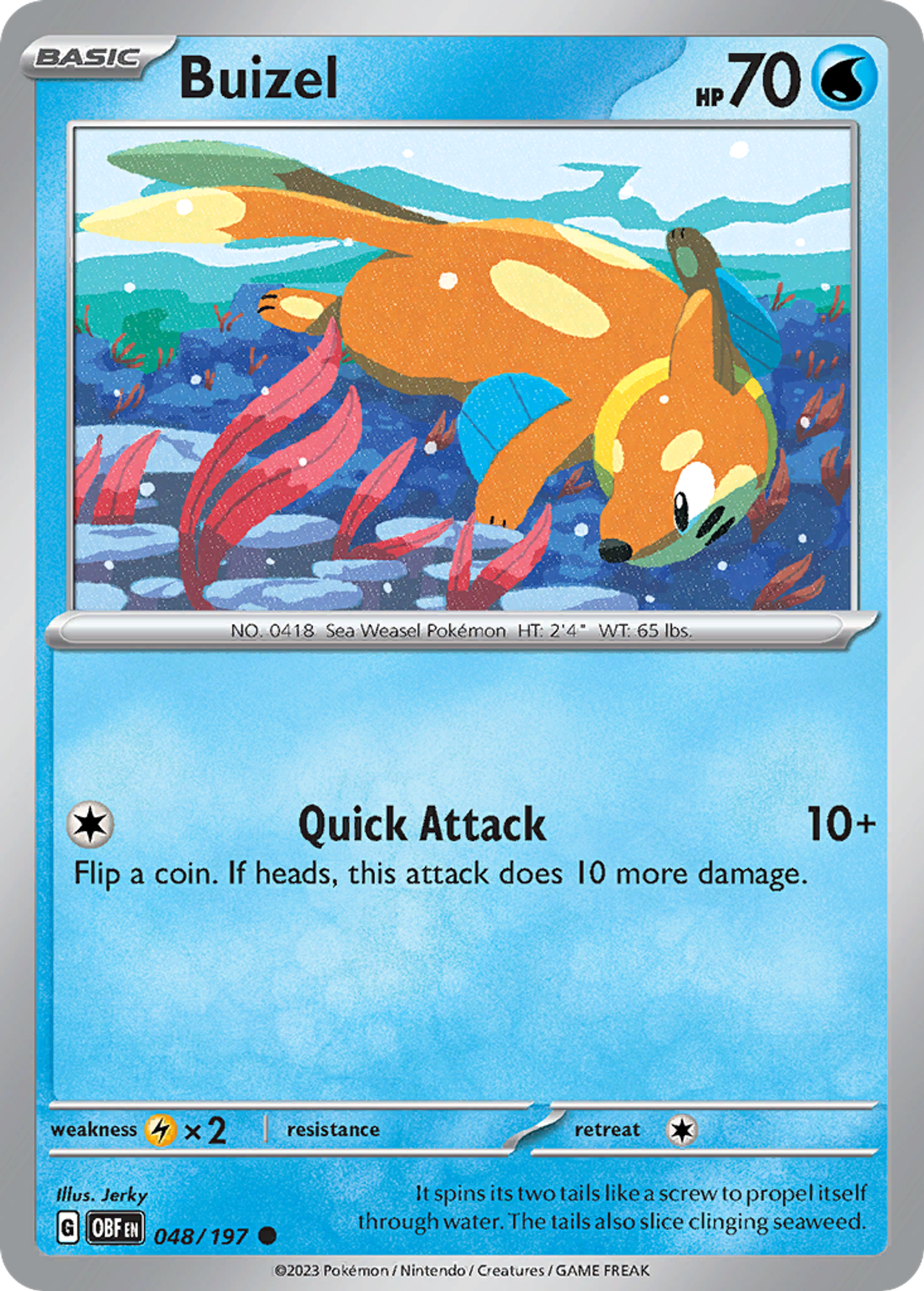 Mustébouée — SV03: Obsidian Flames — Pokémon