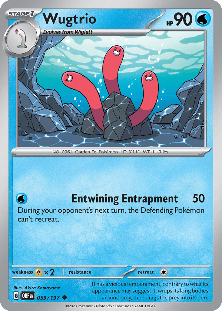 Wugtrio — SV03: Obsidian Flames — Pokemon