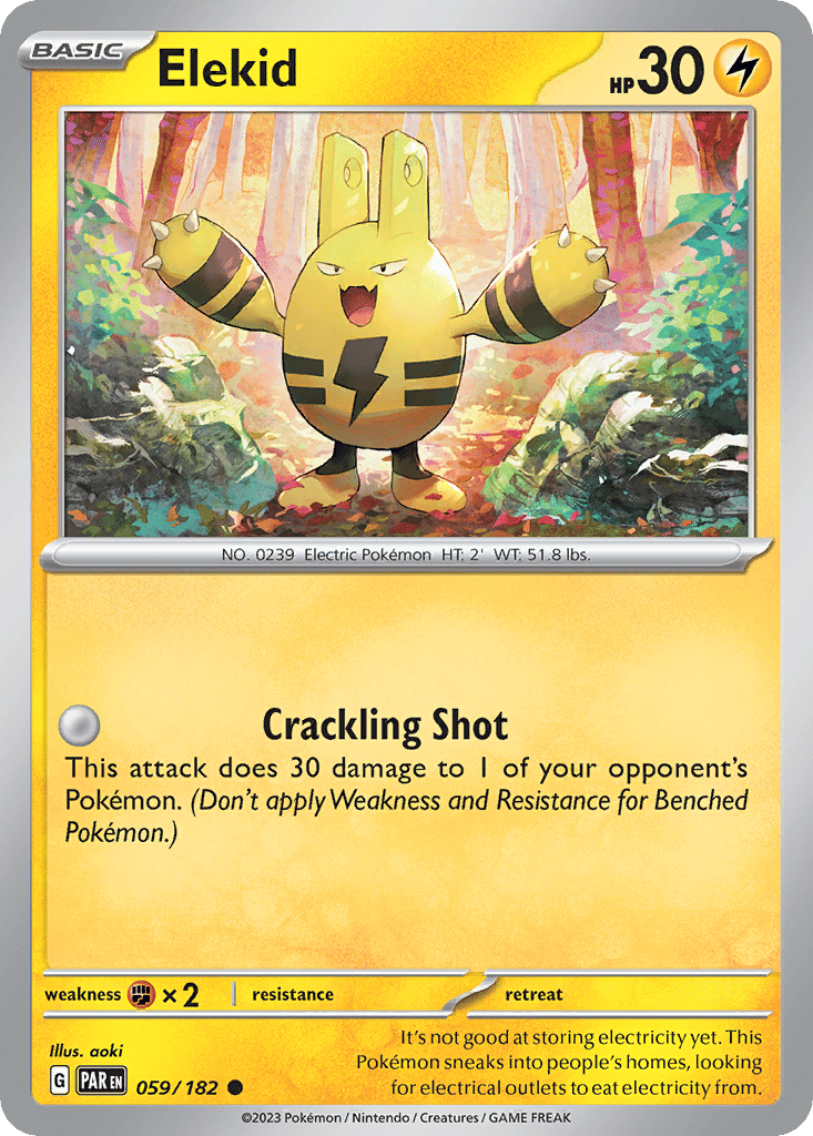 Elekid — SV04: Paradox Rift — Pokemon