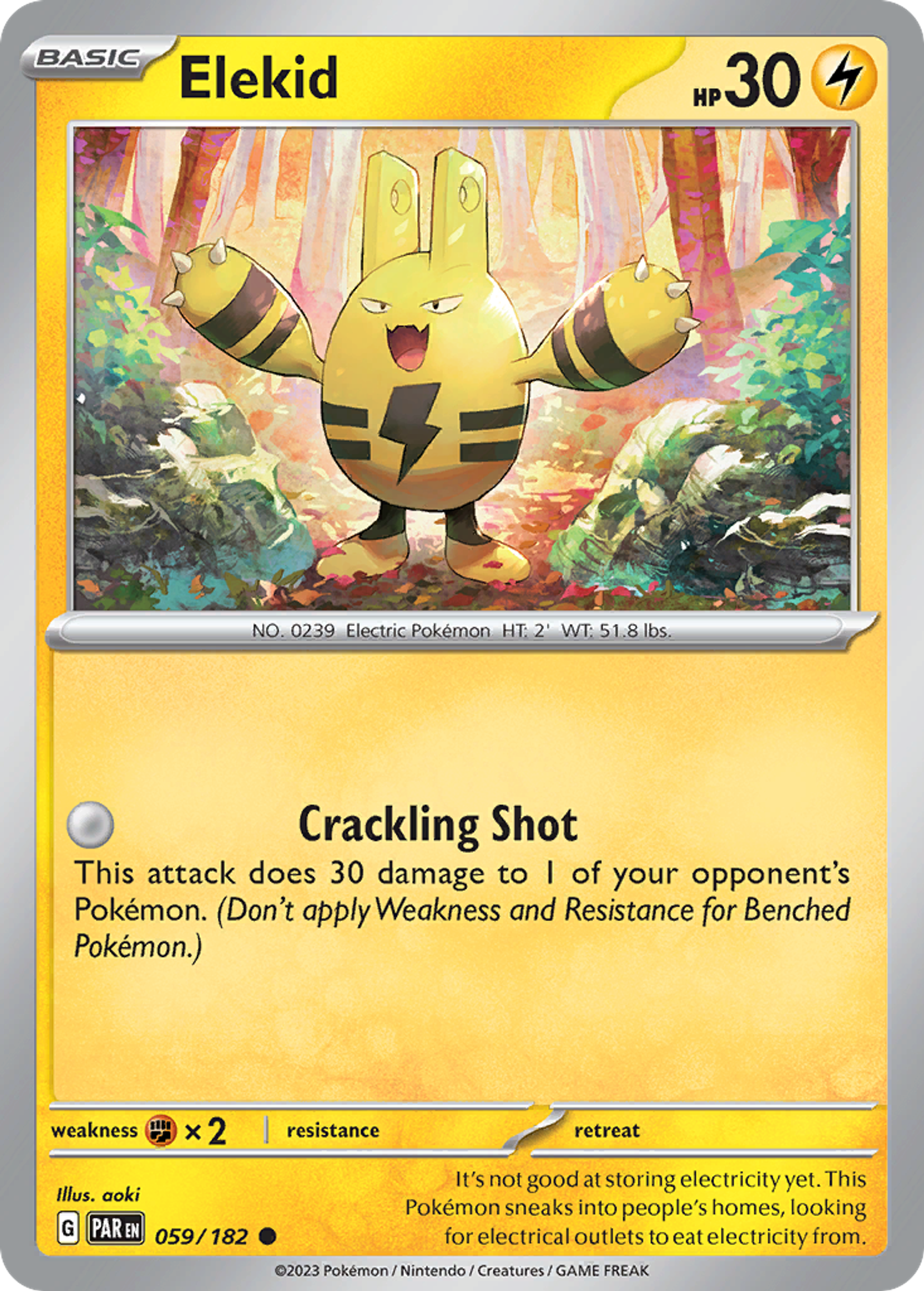Elekid — SV04: Paradox Rift — Pokémon