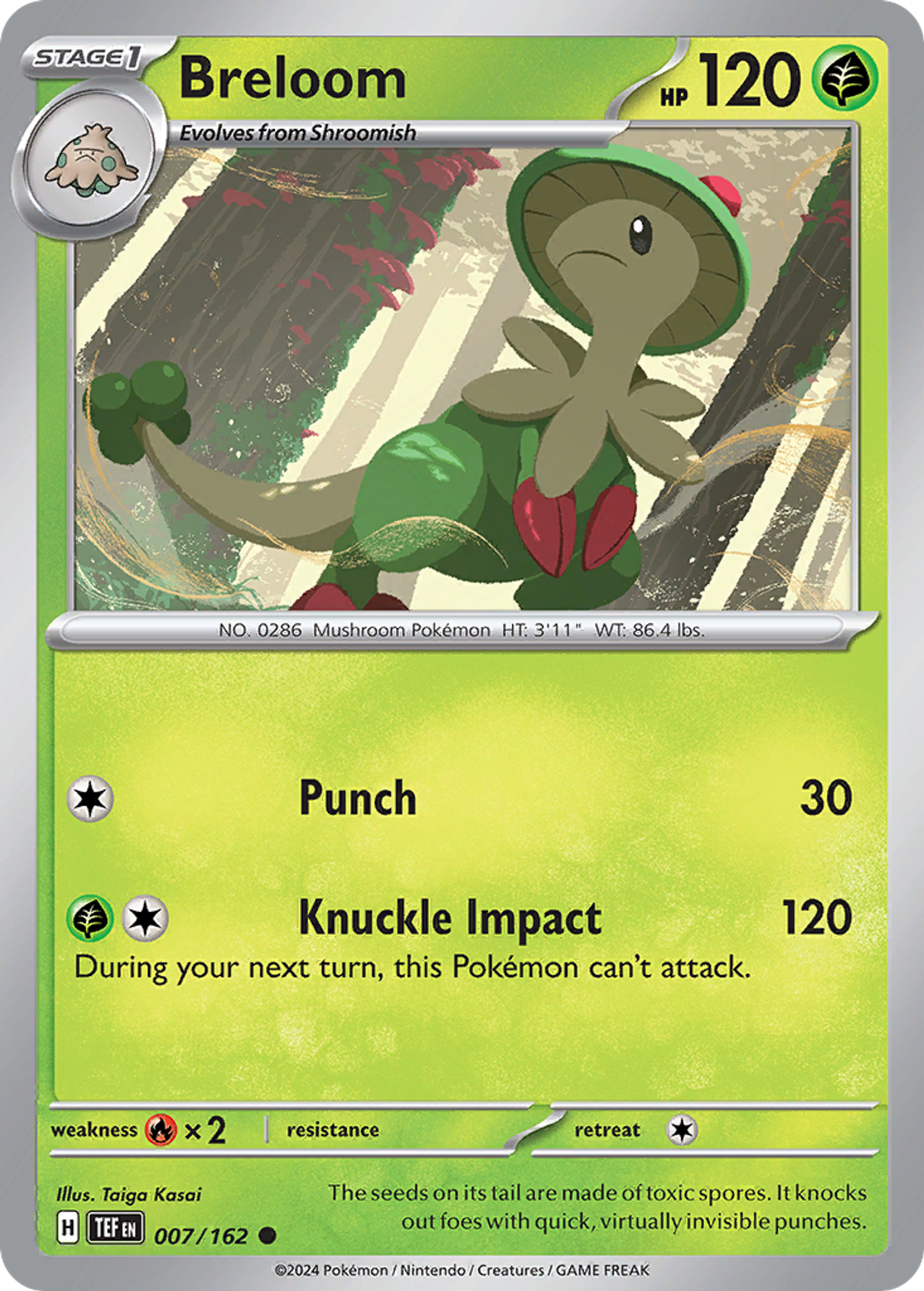 Breloom — SV05: Temporal Forces — Pokémon