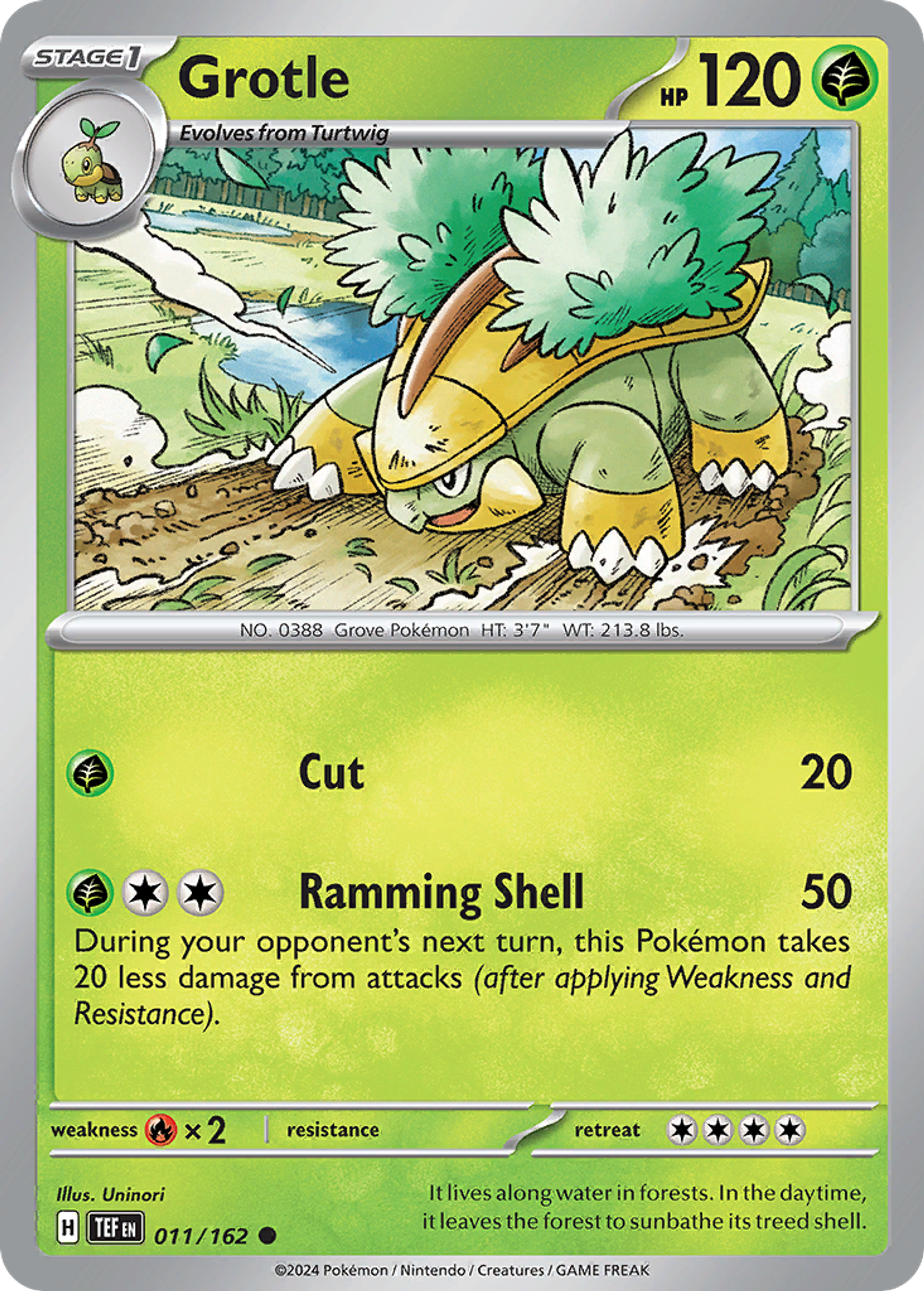 Grotle — SV05: Temporal Forces — Pokémon