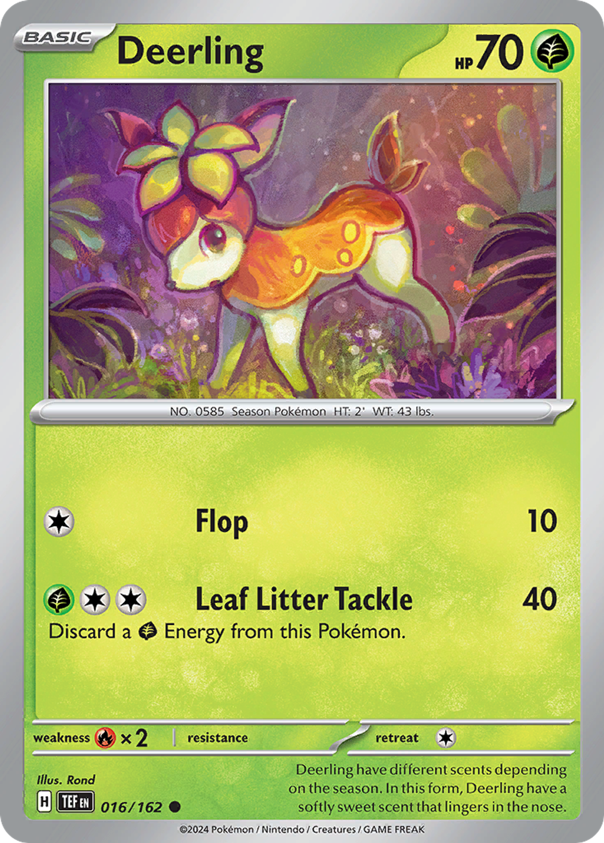 Deerling — SV05: Temporal Forces — Pokémon