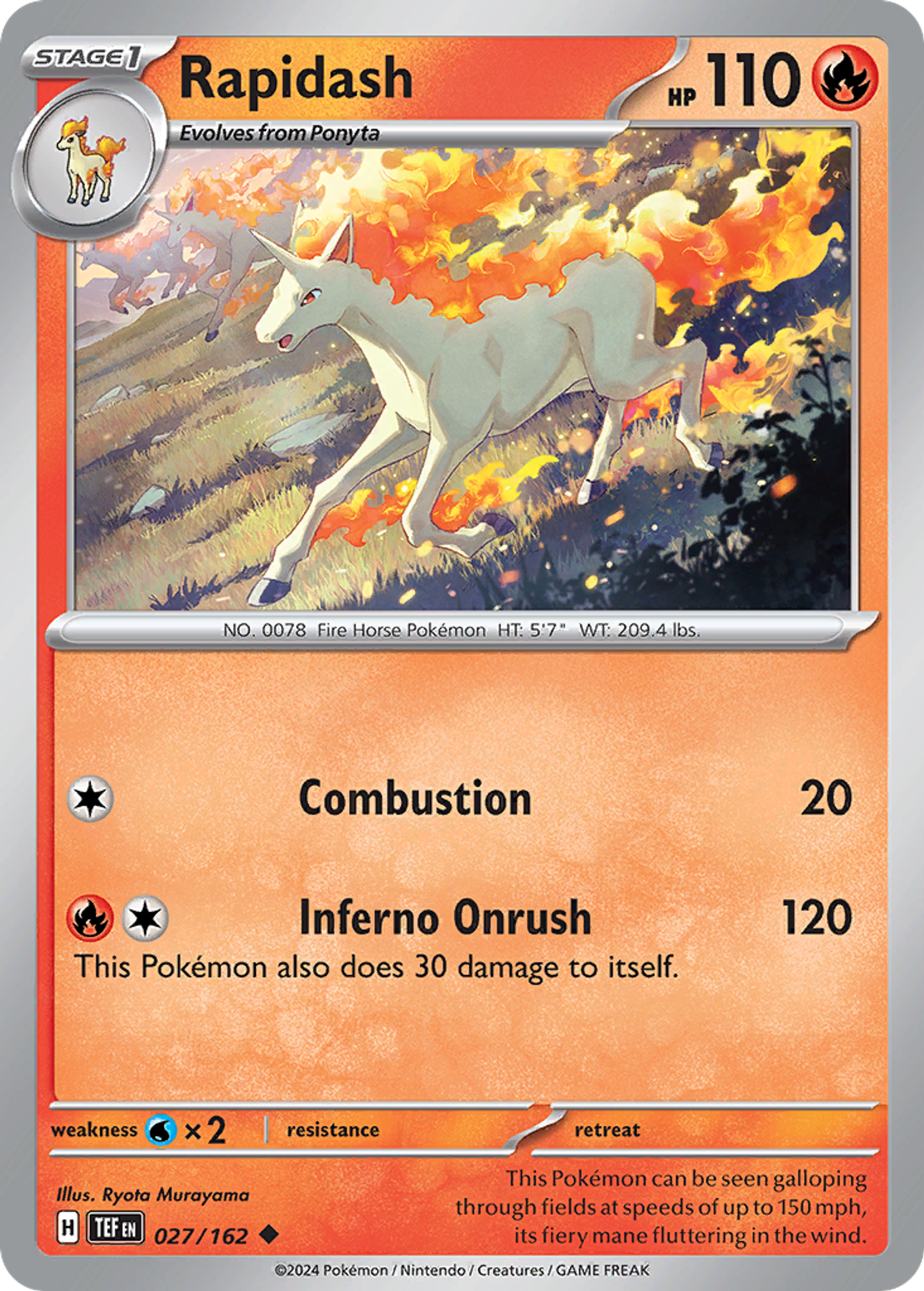 Rapidash — SV05: Temporal Forces — Pokémon