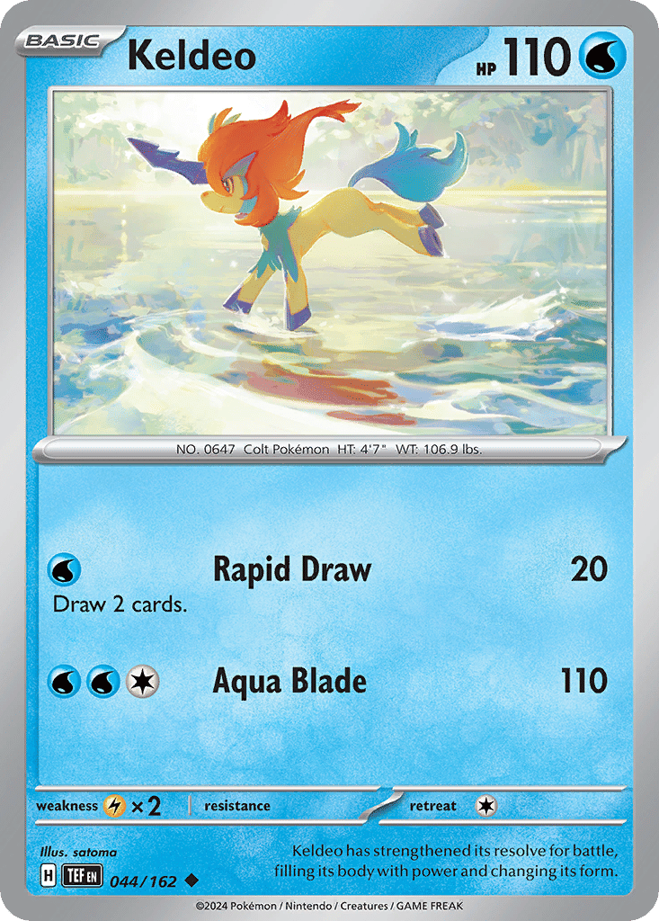 Keldeo — SV05: Temporal Forces — Pokemon