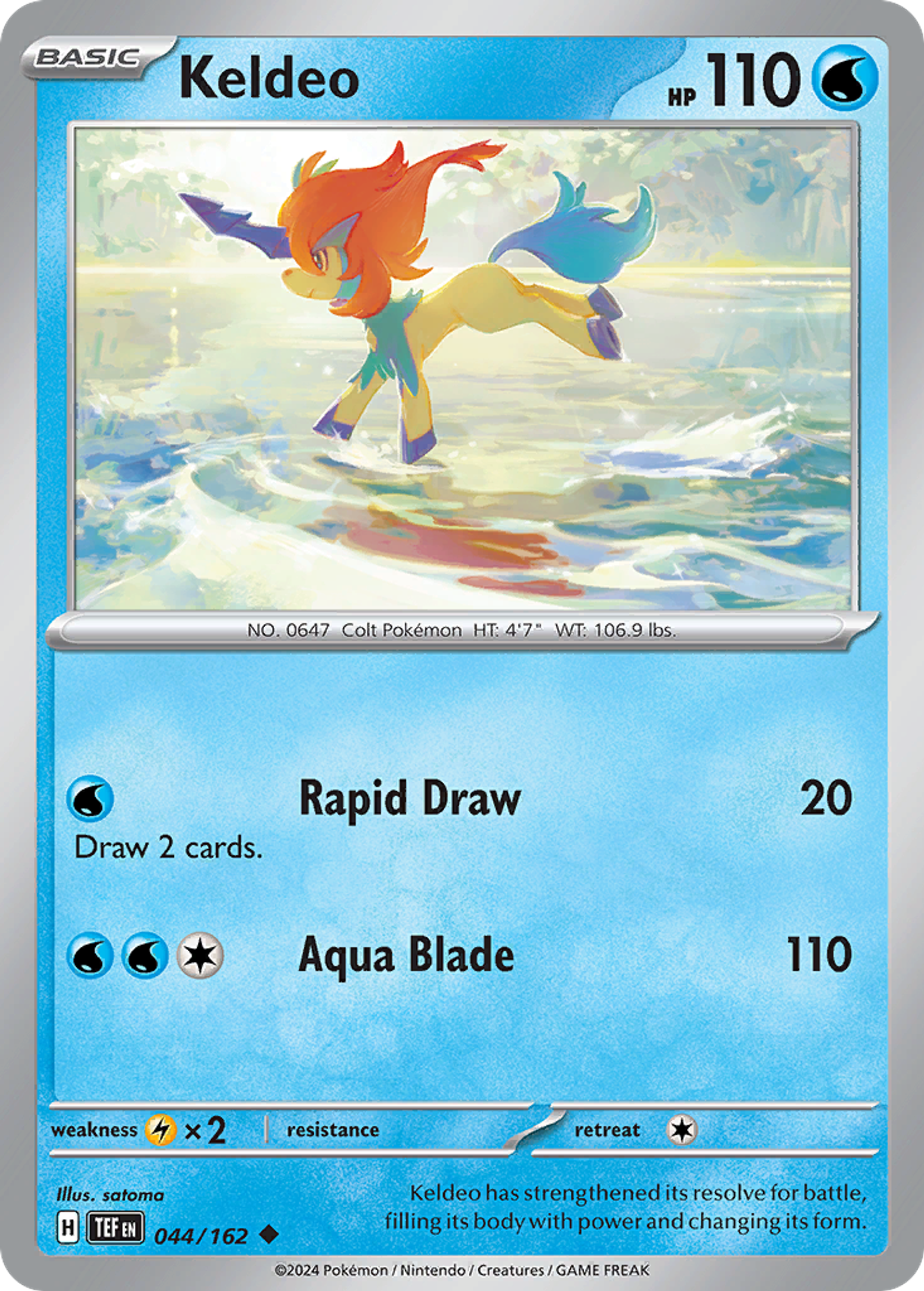 Keldeo — SV05: Temporal Forces — Pokémon