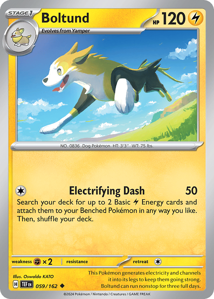 Boltund — SV05: Temporal Forces — Pokemon