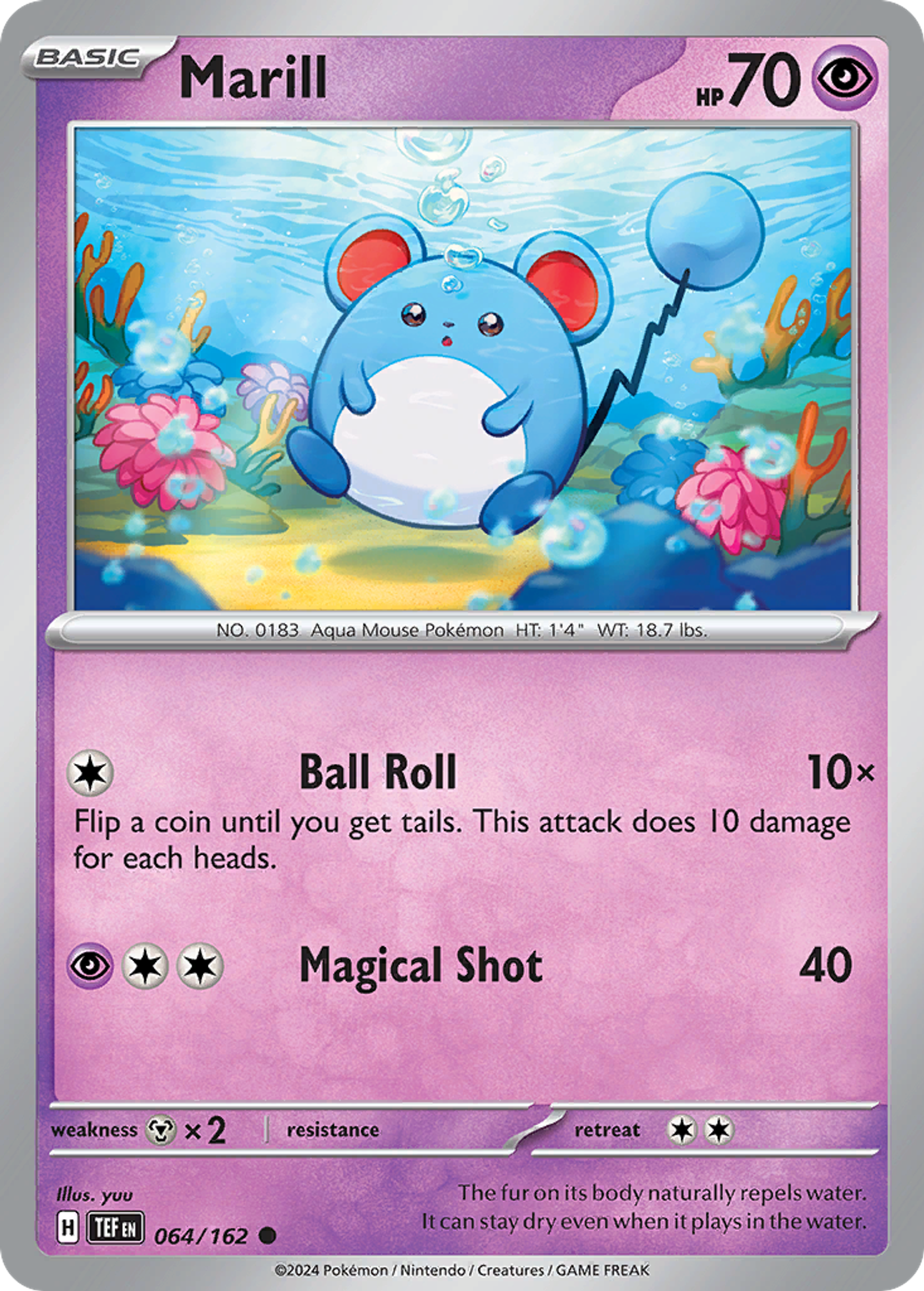 Marill — SV05: Temporal Forces — Pokémon