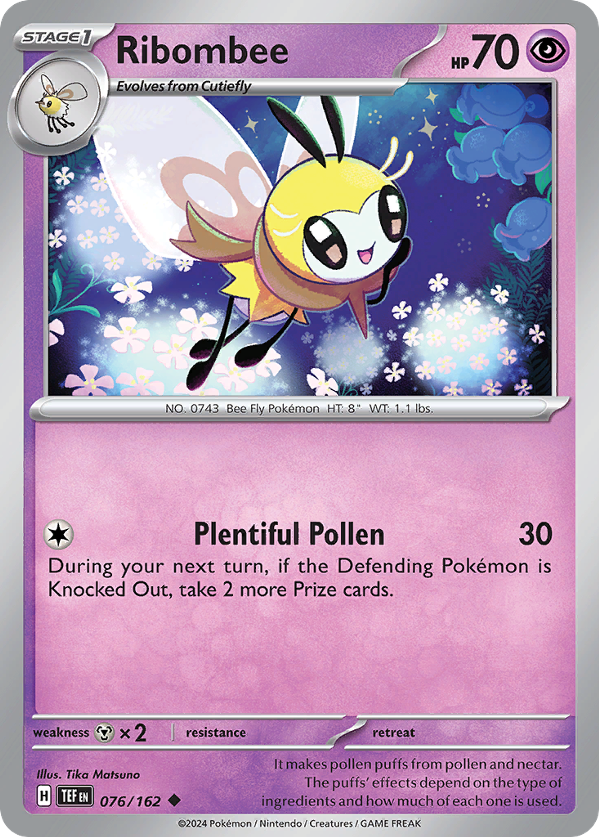 Ribombee — SV05: Temporal Forces — Pokémon