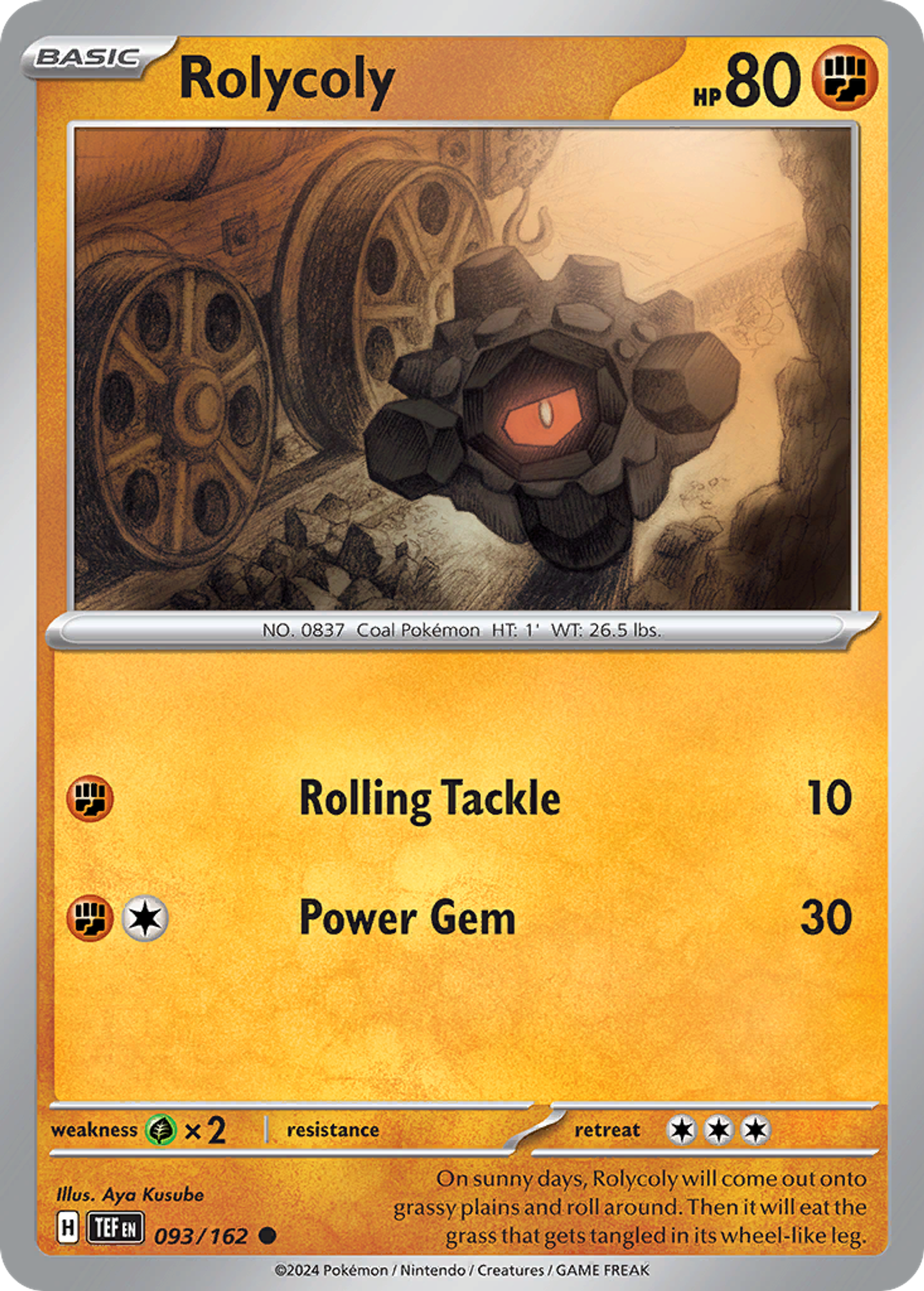 Rolycoly — SV05: Temporal Forces — Pokémon