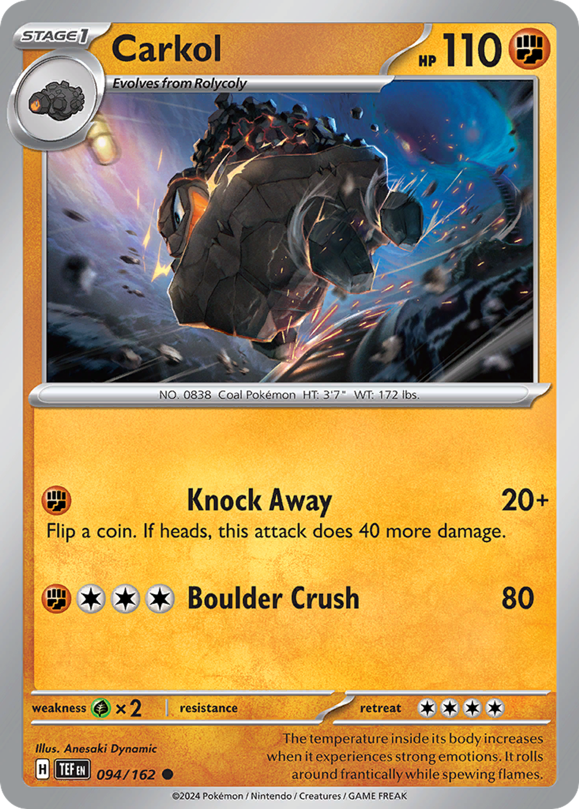 Carkol — SV05: Temporal Forces — Pokémon