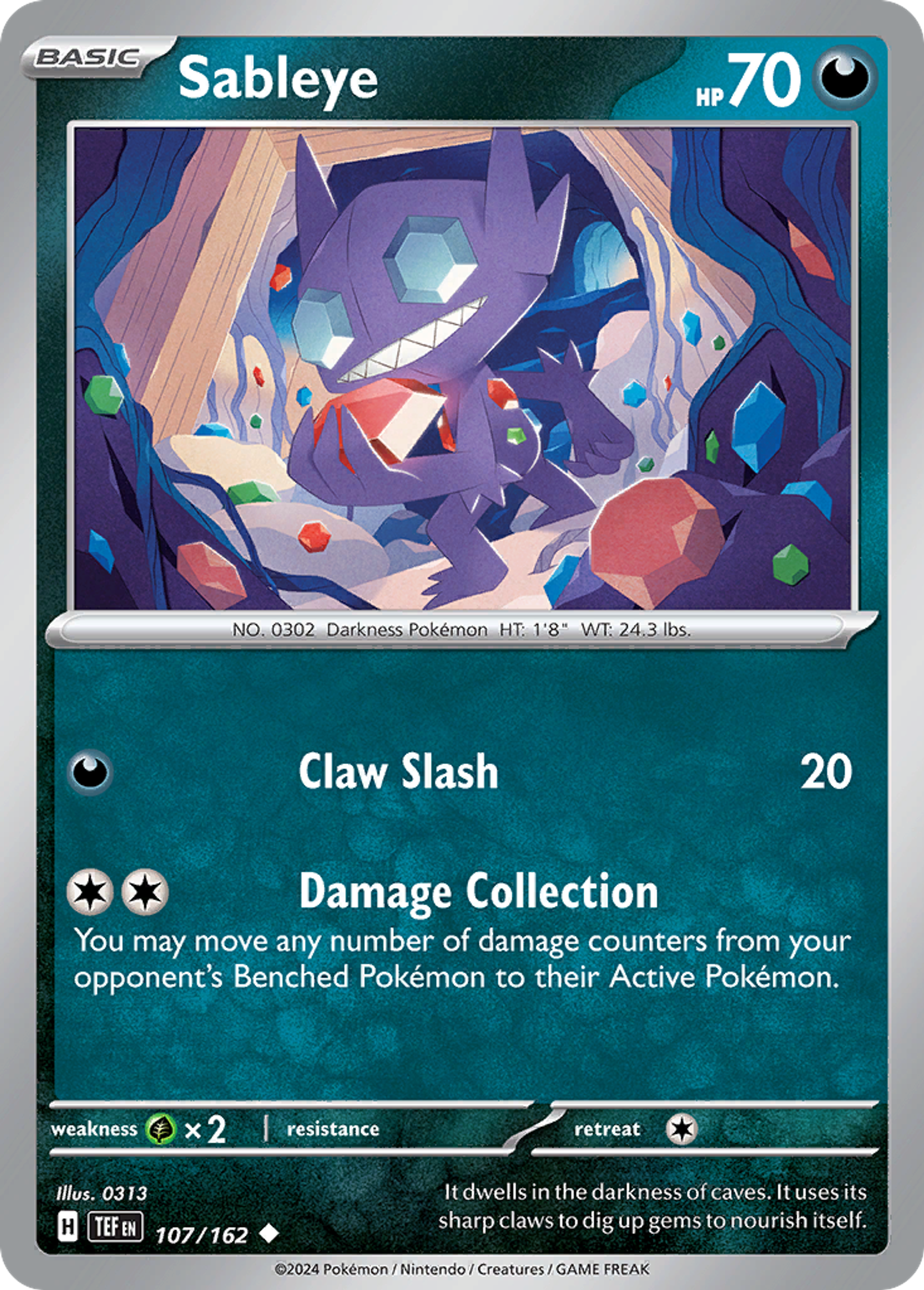 Sableye — SV05: Temporal Forces — Pokémon