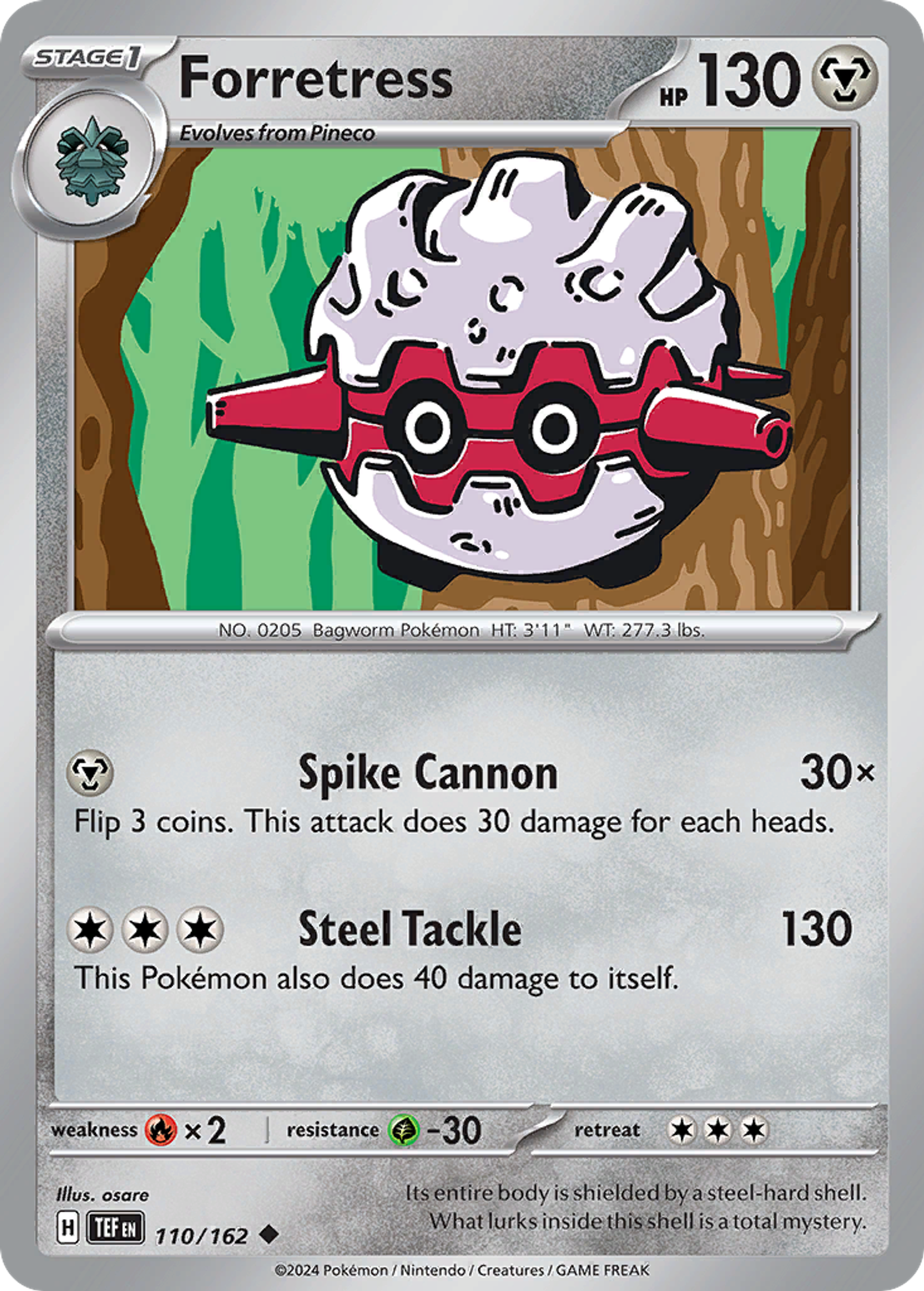 Foretress — SV05: Temporal Forces — Pokémon