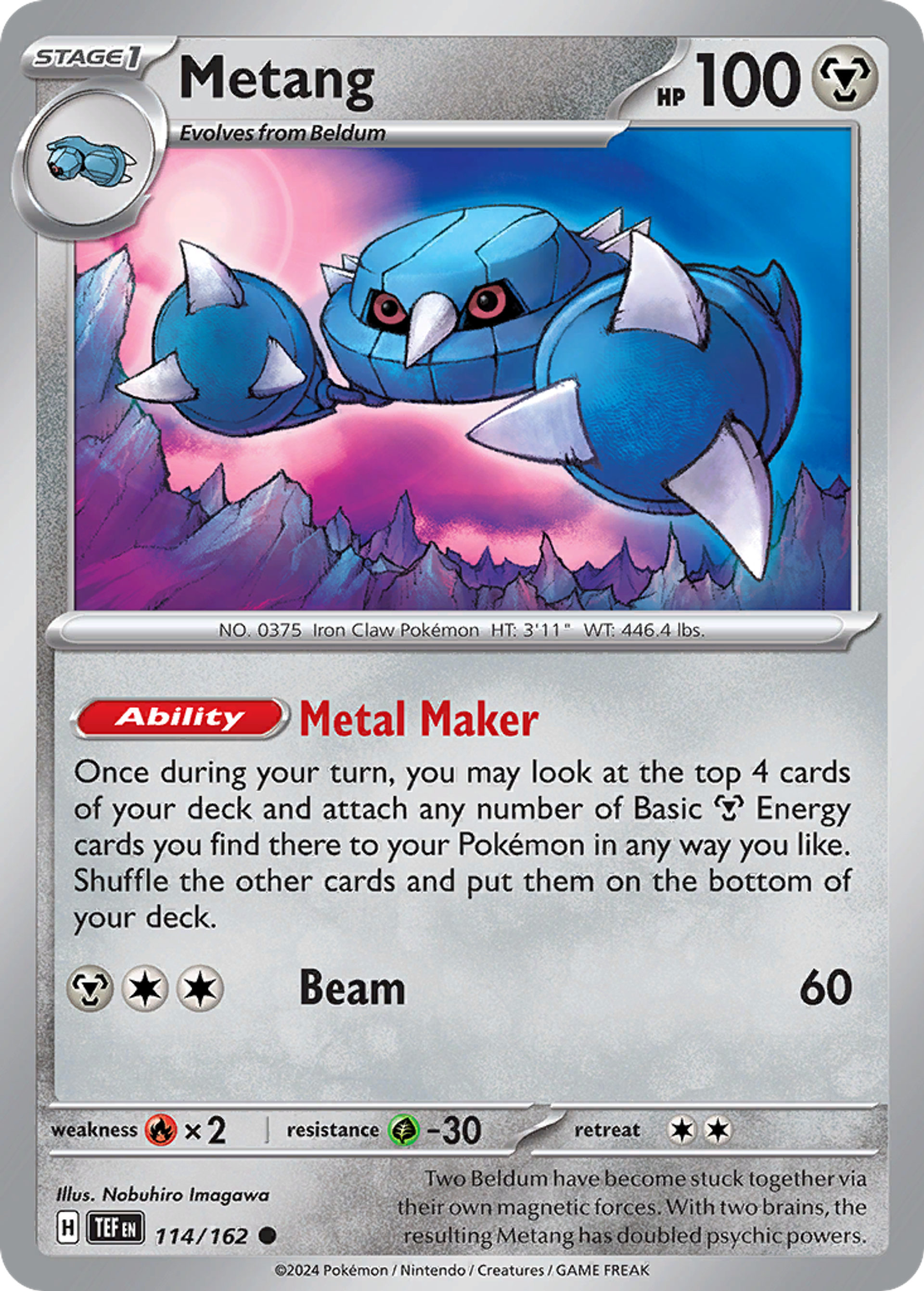 Metang — SV05: Temporal Forces — Pokémon