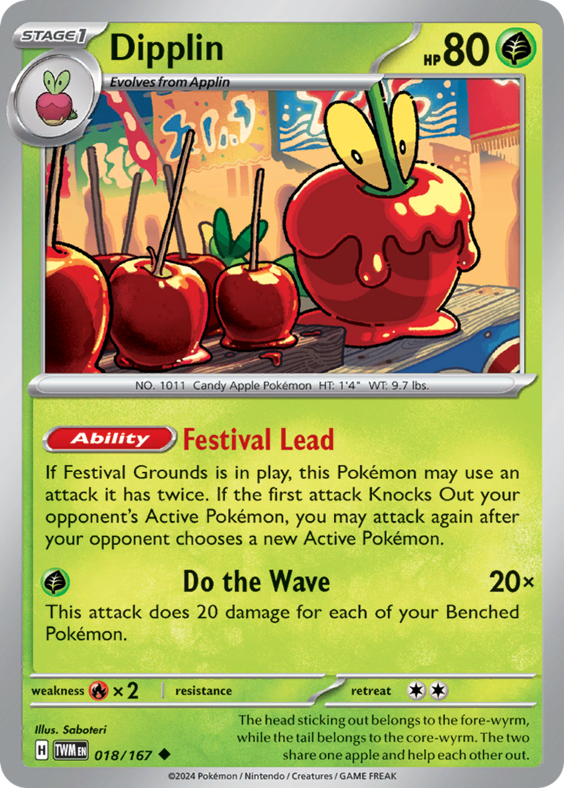 Dipplin — SV06: Twilight Masquerade — Pokémon