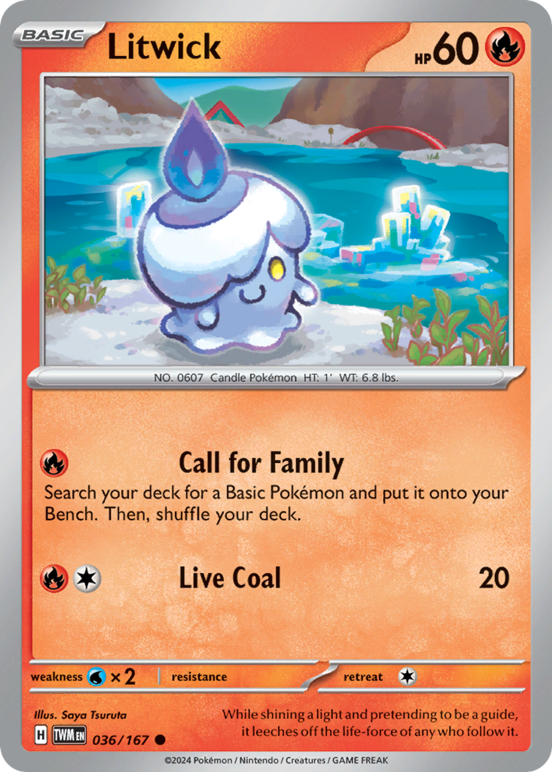 Litwick — SV06: Twilight Masquerade — Pokémon